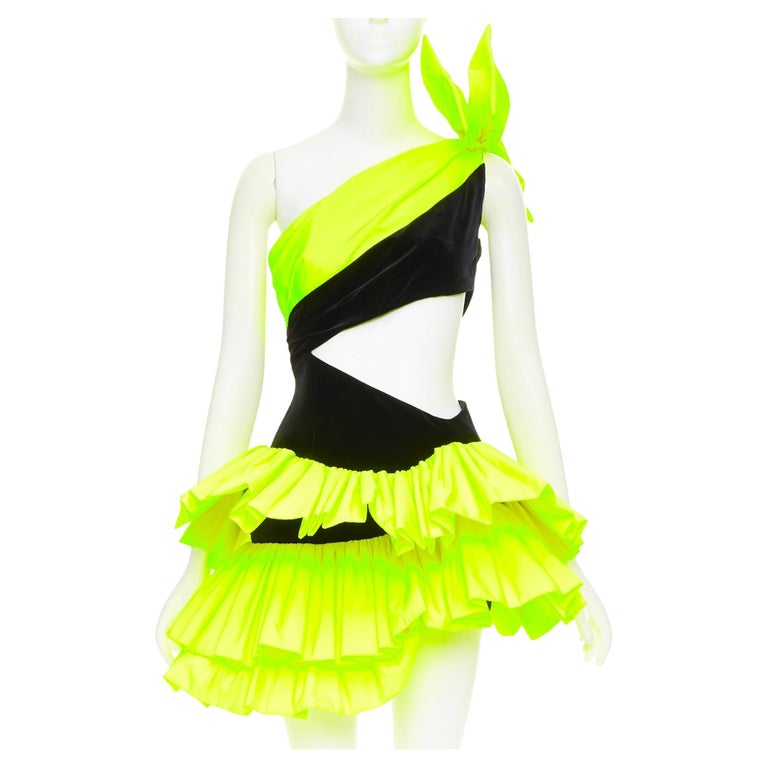 neon yellow and black dress Bumblebee Neon Yellow Color - Bumblebees Black Design Bumble Bee" A-Line Dress for Sale by Botanly