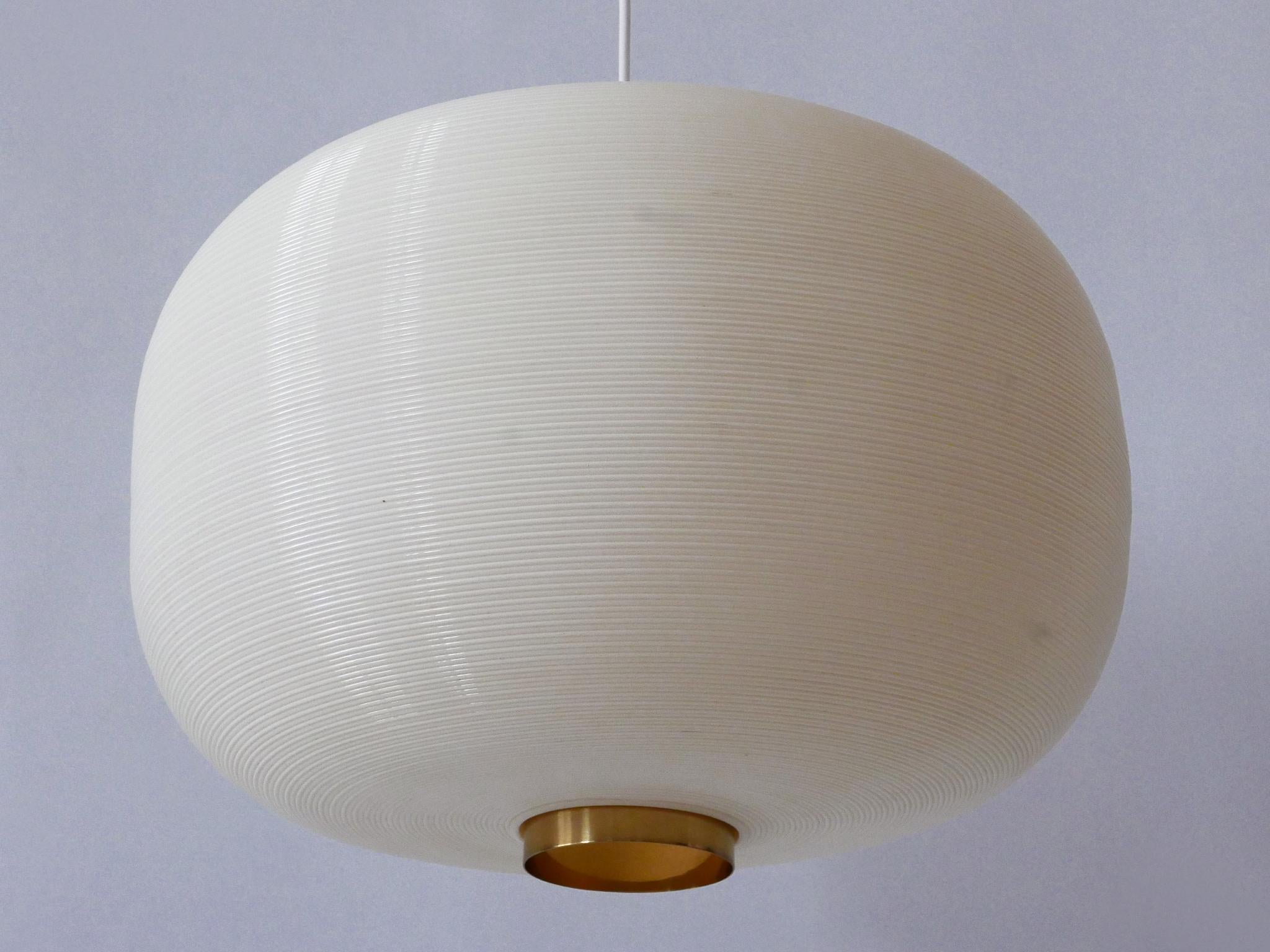 Rare Alf Svensson & Yngvar Sandström Rotoflex Pendant Lamp TR-67 Bergboms 1960s 3
