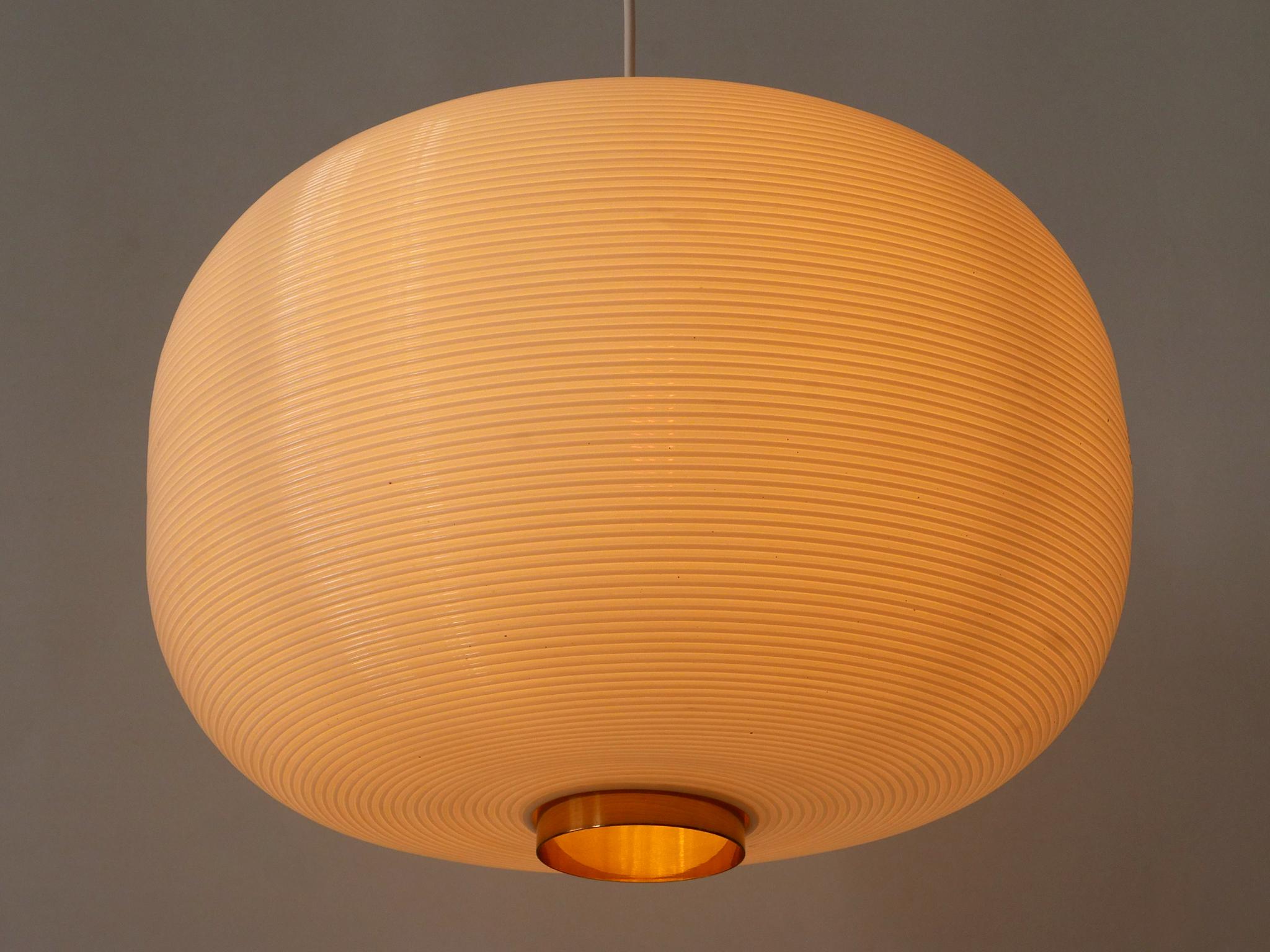 Rare Alf Svensson & Yngvar Sandström Rotoflex Pendant Lamp TR-67 Bergboms 1960s 4