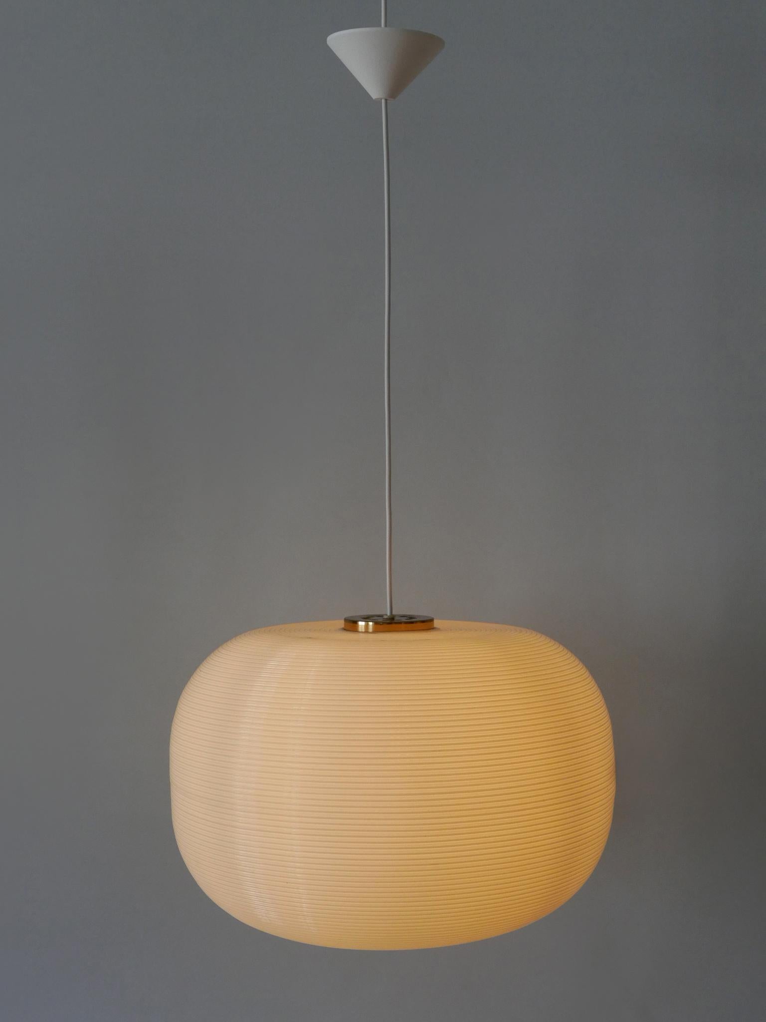 Rare Alf Svensson & Yngvar Sandström Rotoflex Pendant Lamp TR-67 Bergboms 1960s 6