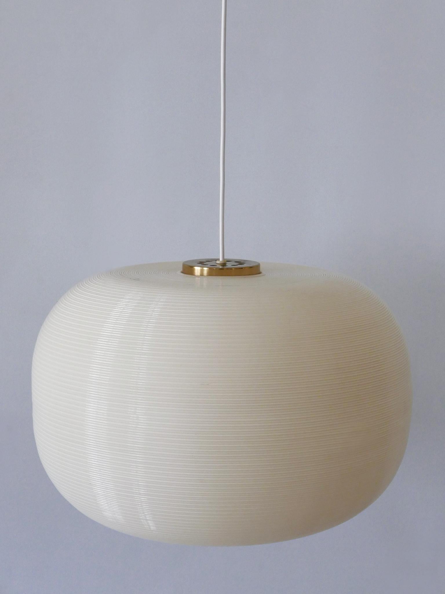Rare Alf Svensson & Yngvar Sandström Rotoflex Pendant Lamp TR-67 Bergboms 1960s 9