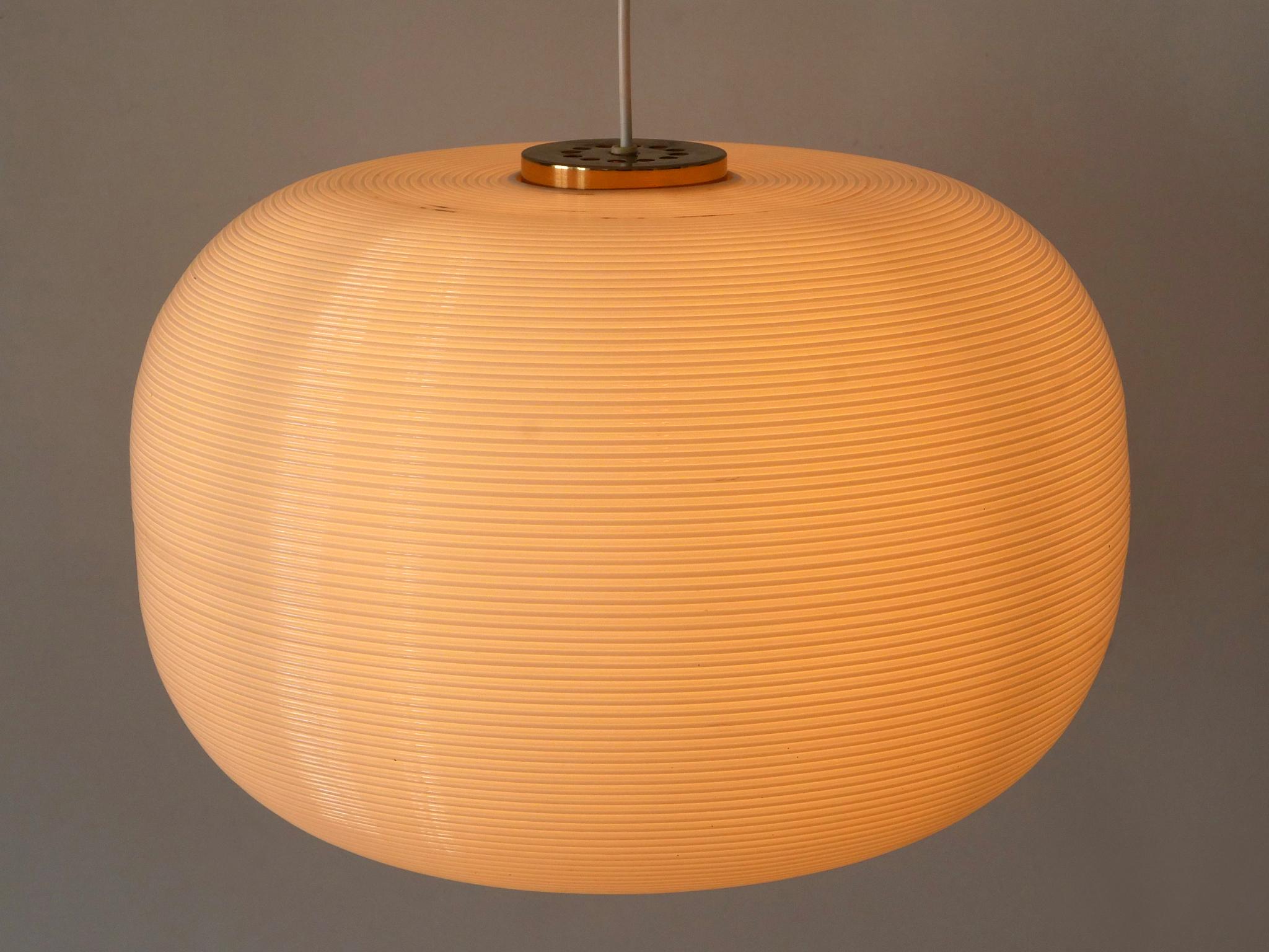 Rare Alf Svensson & Yngvar Sandström Rotoflex Pendant Lamp TR-67 Bergboms 1960s 10
