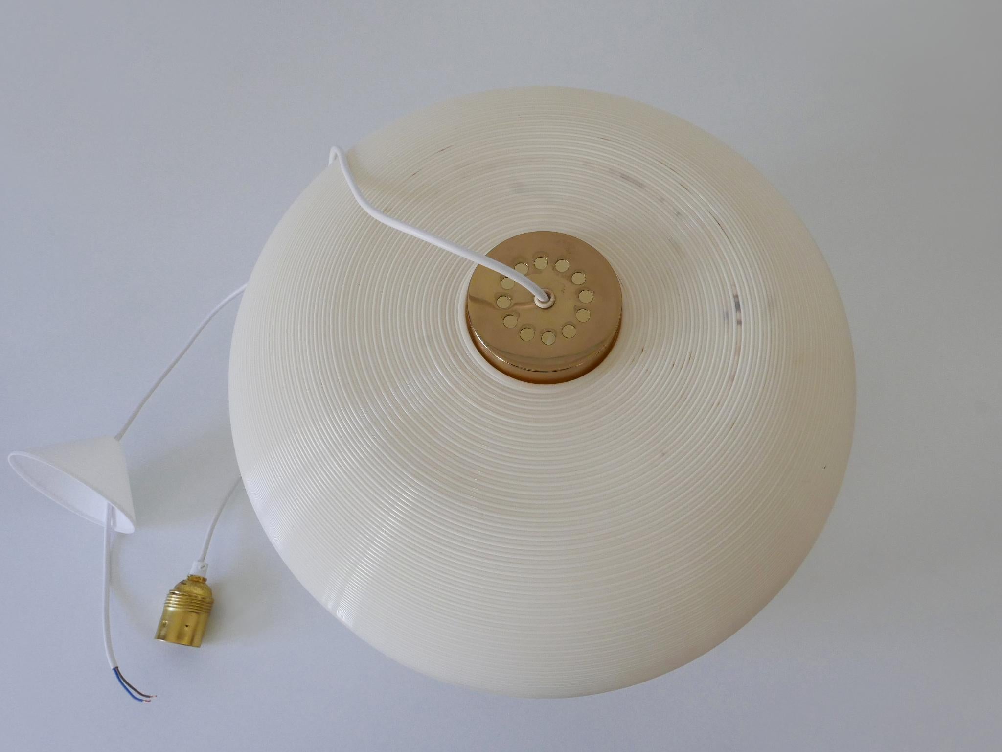 Rare Alf Svensson & Yngvar Sandström Rotoflex Pendant Lamp TR-67 Bergboms 1960s 13