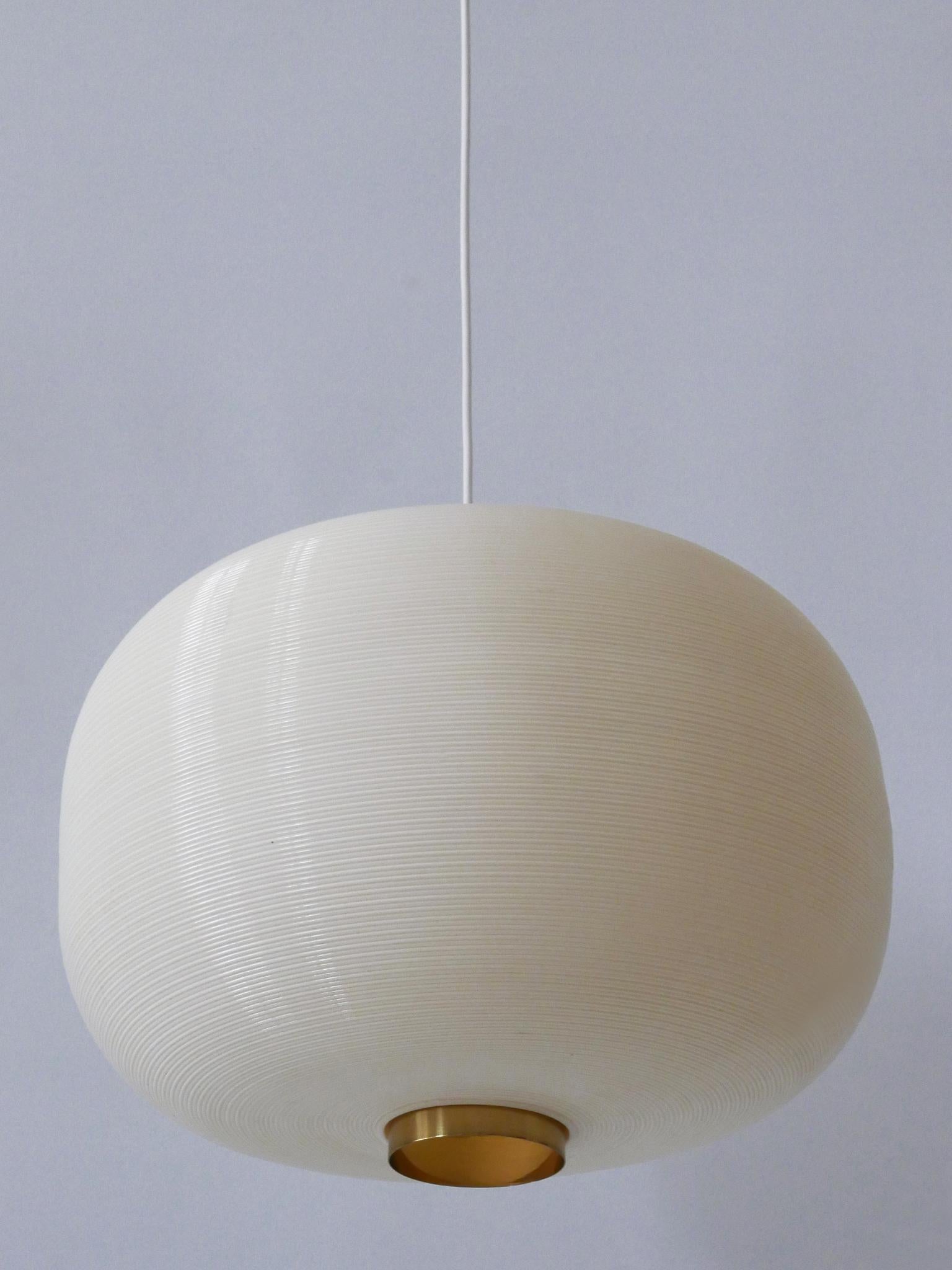 Swedish Rare Alf Svensson & Yngvar Sandström Rotoflex Pendant Lamp TR-67 Bergboms 1960s