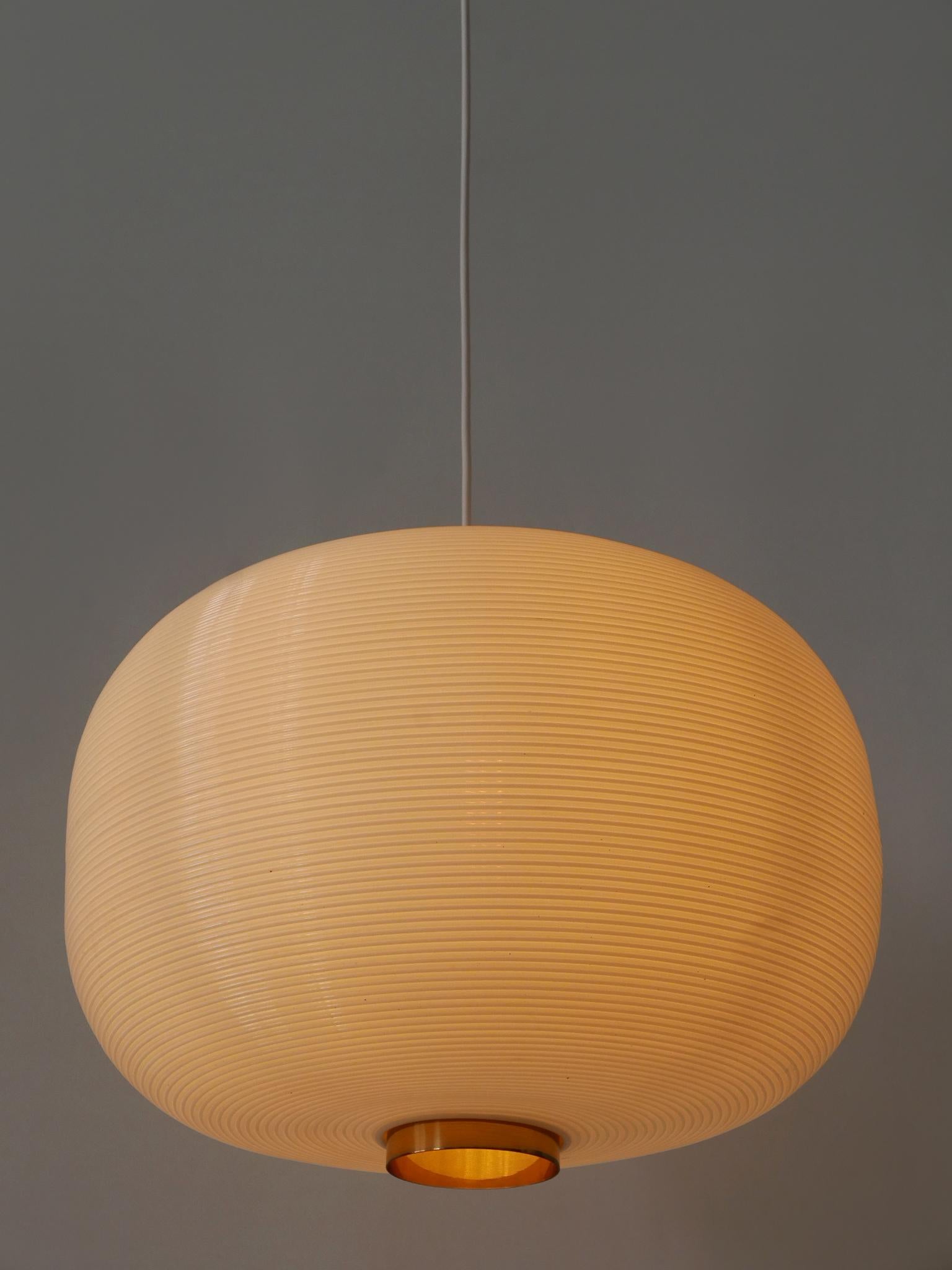Rare Alf Svensson & Yngvar Sandström Rotoflex Pendant Lamp TR-67 Bergboms 1960s In Good Condition In Munich, DE