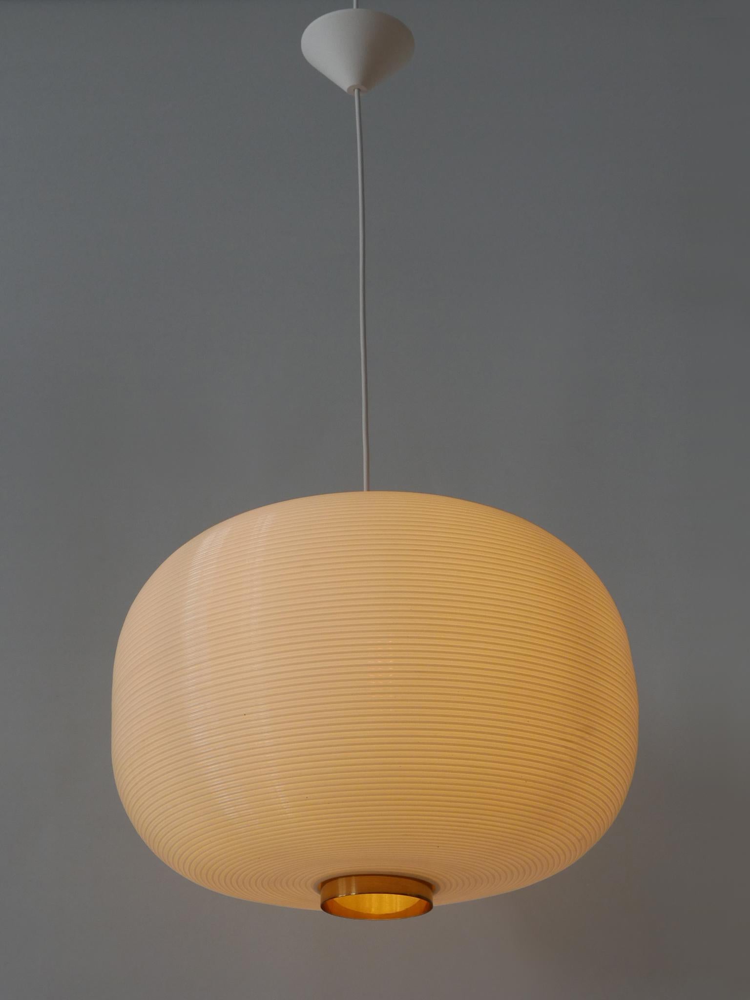Rare Alf Svensson & Yngvar Sandström Rotoflex Pendant Lamp TR-67 Bergboms 1960s 1