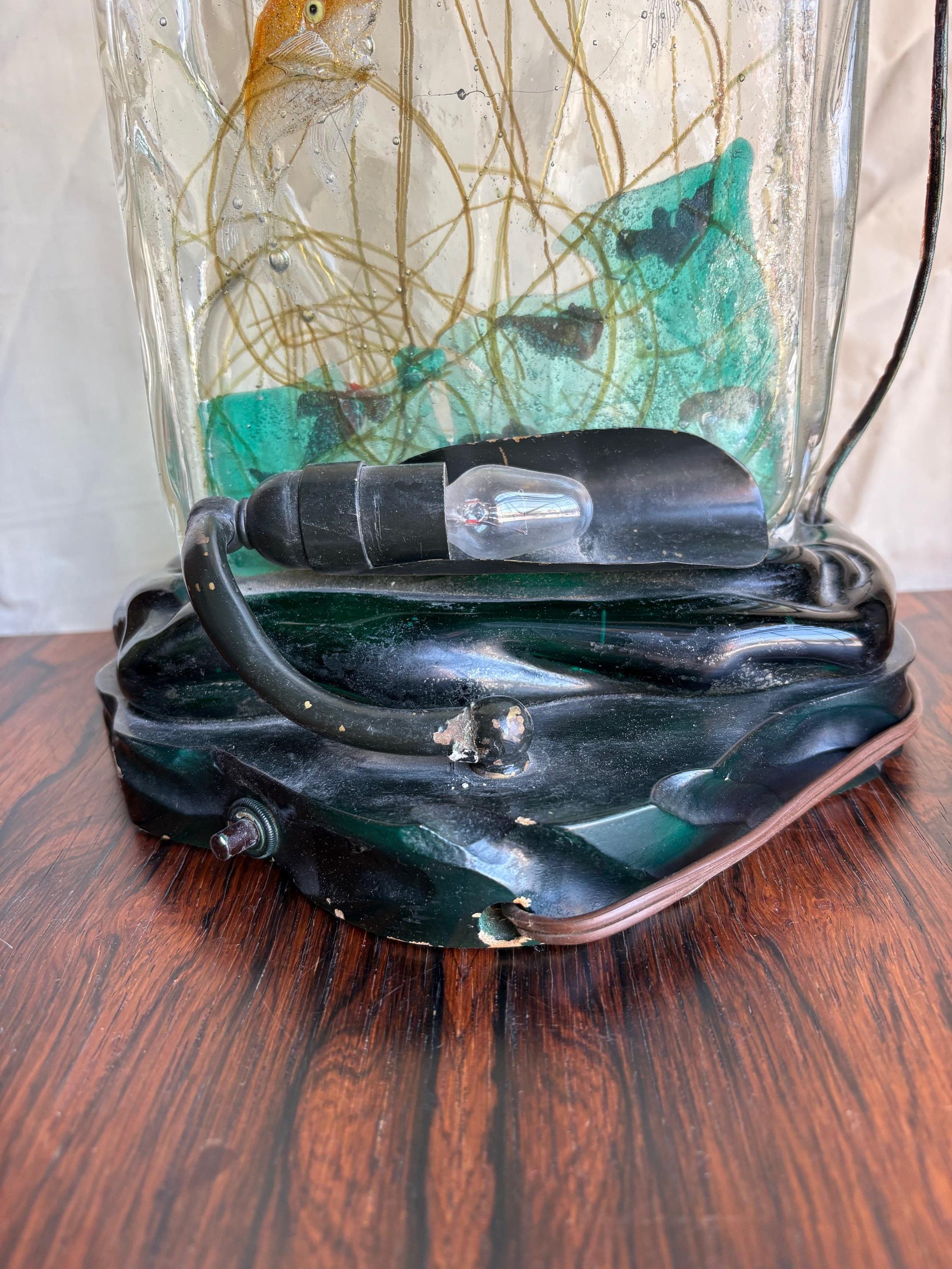 Rare Alfredo Barbini Aquario Lamp for Cenedese For Sale 4