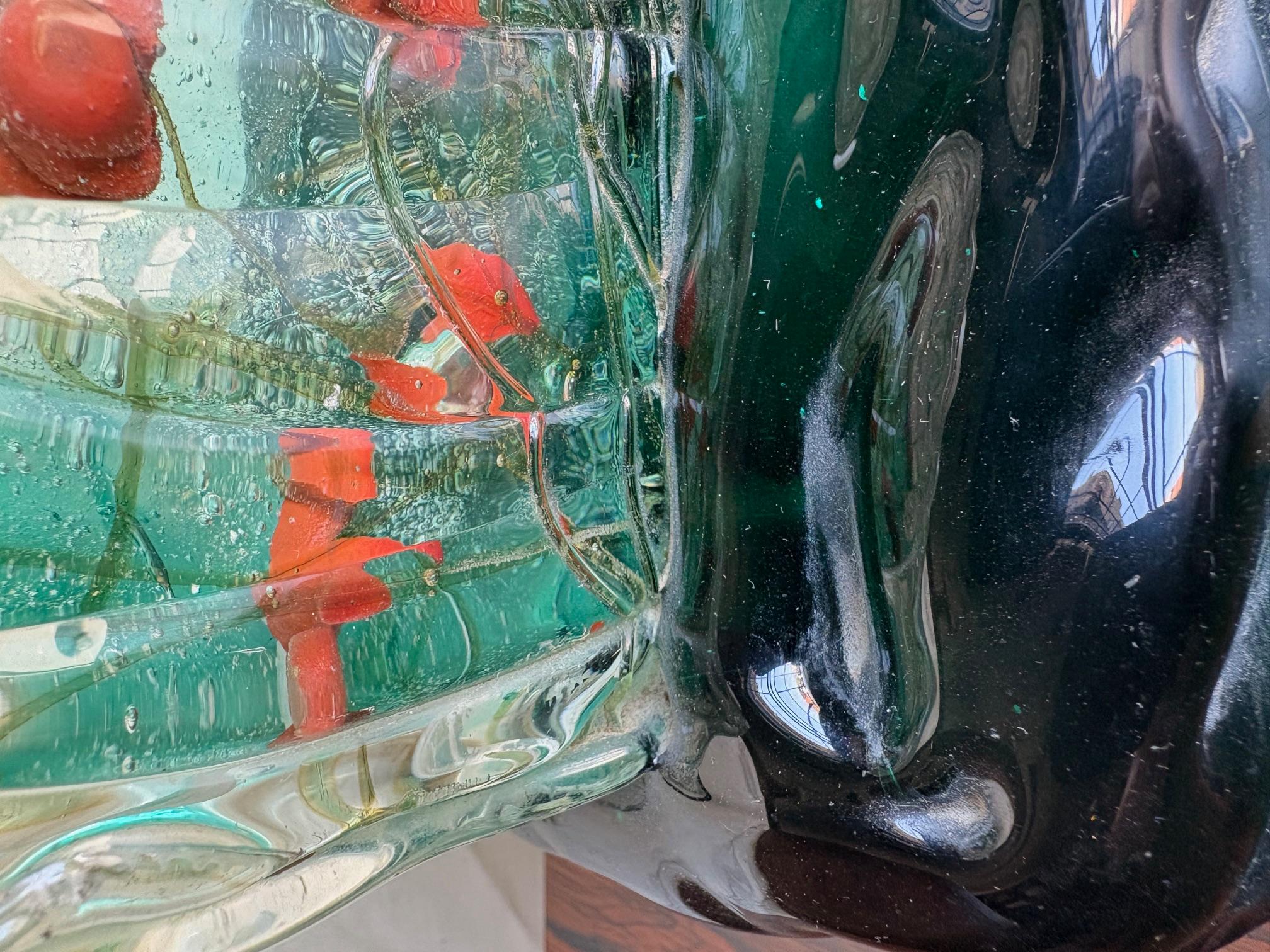 Rare Alfredo Barbini Aquario Lamp for Cenedese For Sale 1