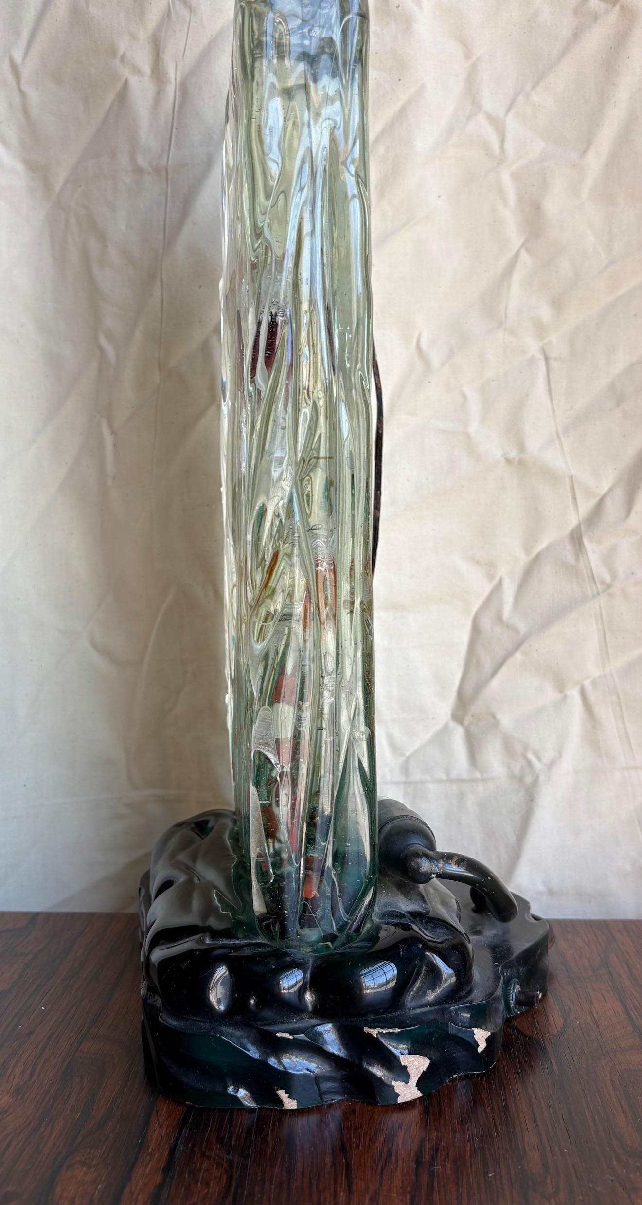 Rare Alfredo Barbini Aquario Lamp for Cenedese For Sale 2