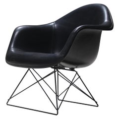 Rare All Black Charles and Ray Eames Cats and Cradle Armchair by Herman Miller