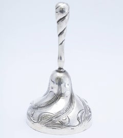Rare All Sterling Silver Art Nouveau Bell