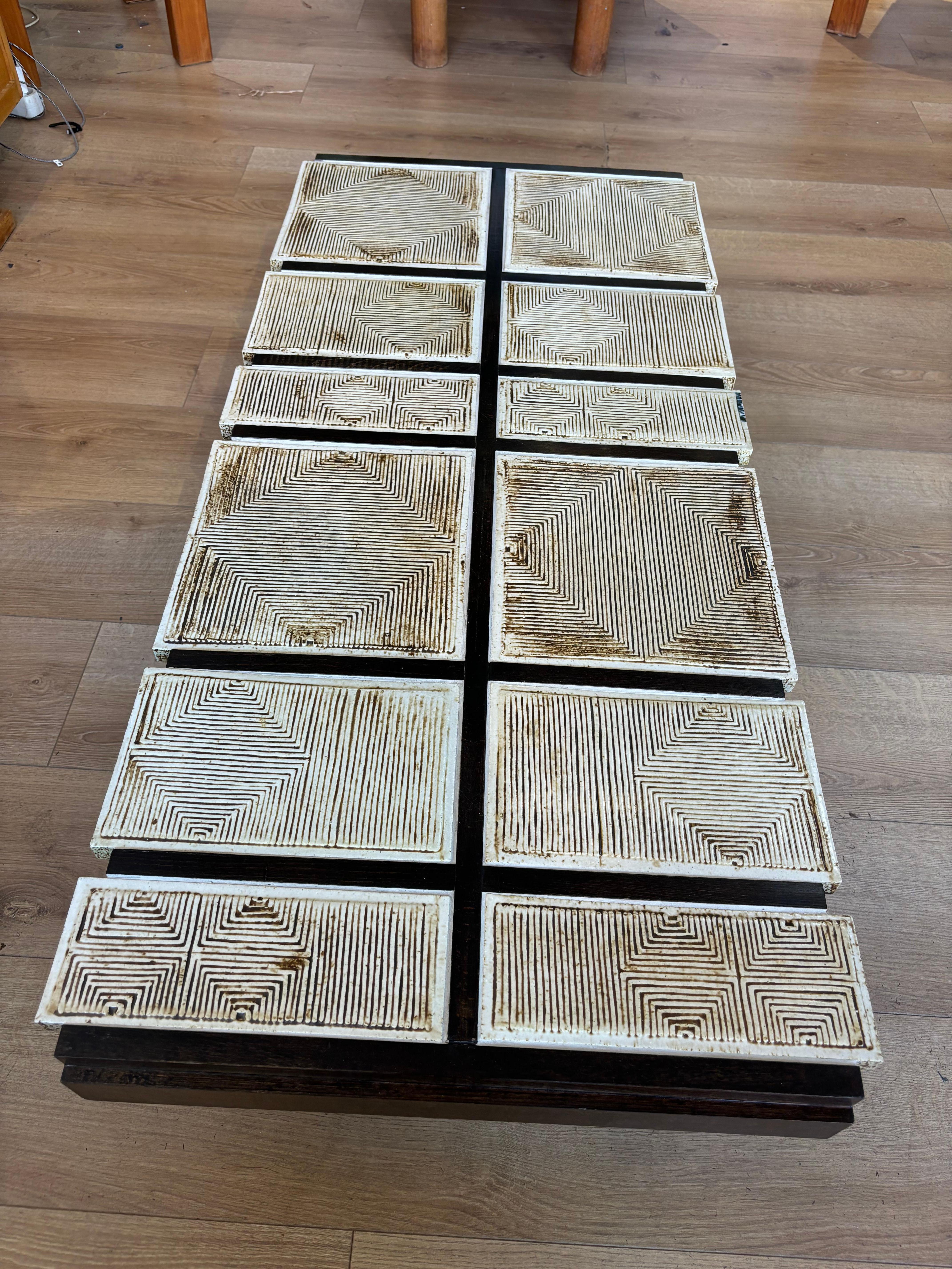 Rare table basse Alouette de Roger Capron en vente 4