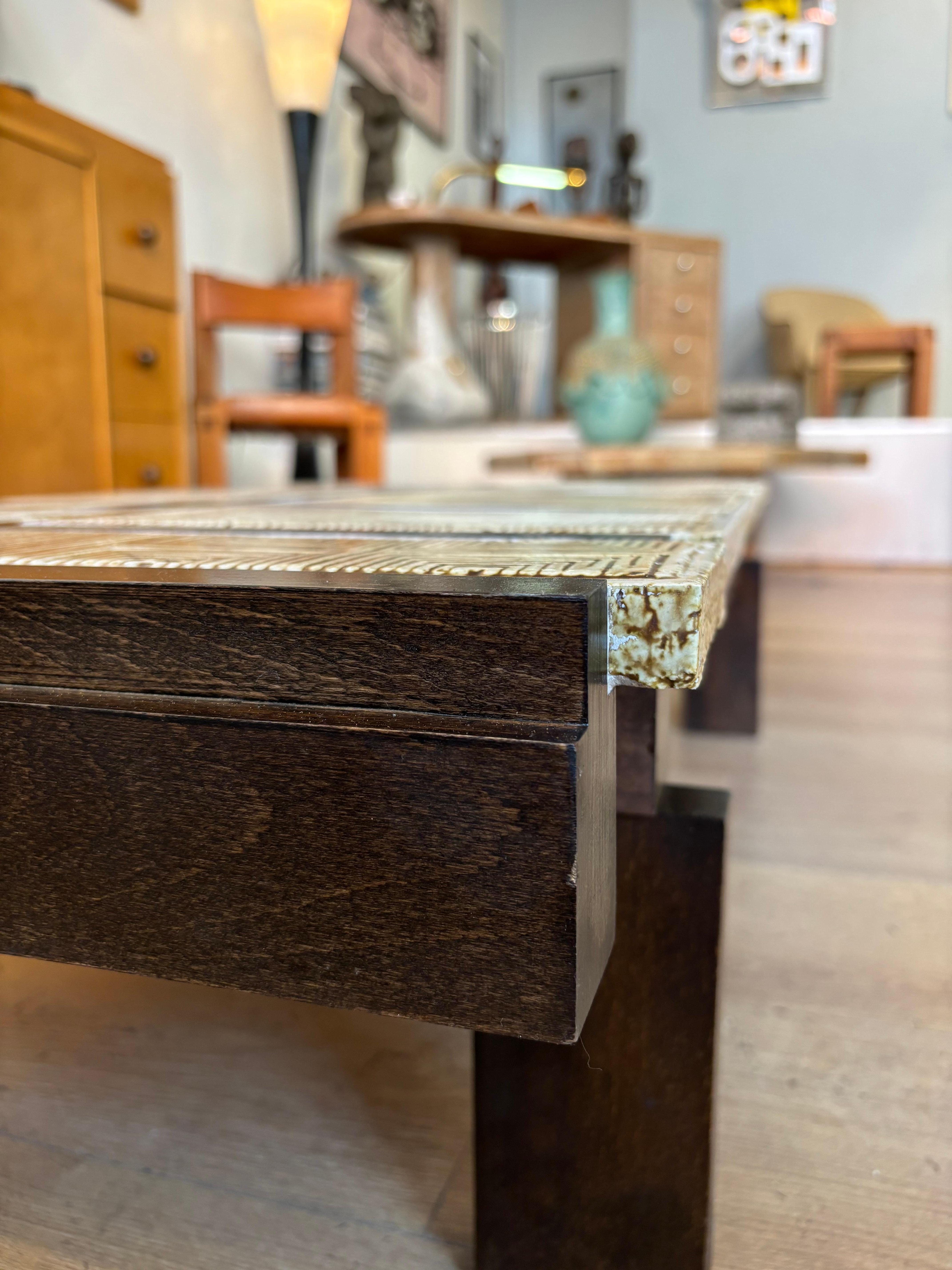 Rare table basse Alouette de Roger Capron en vente 7