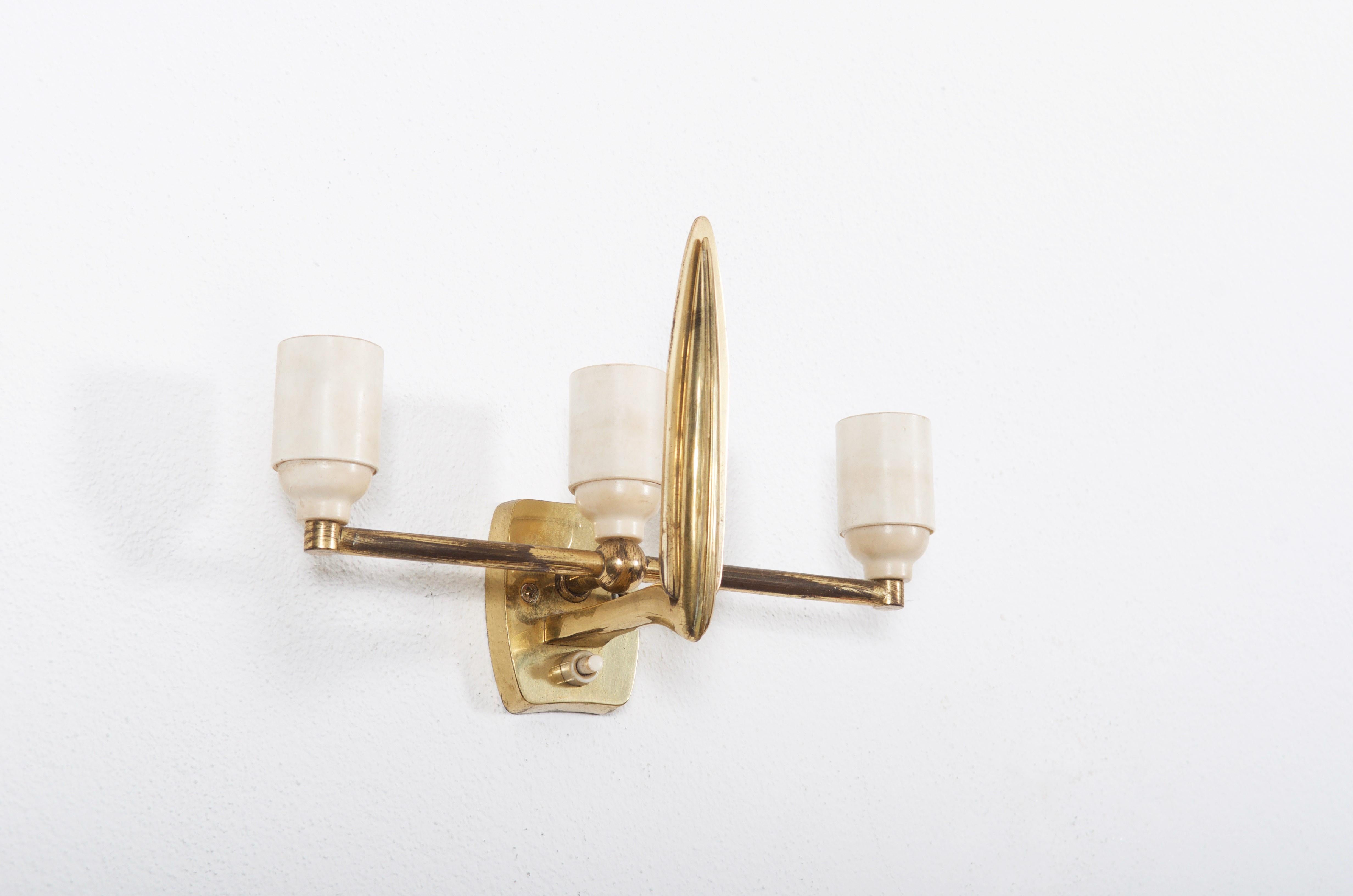 Rare Alraune Wall Light Sconce by J.T. Kalmar For Sale 3
