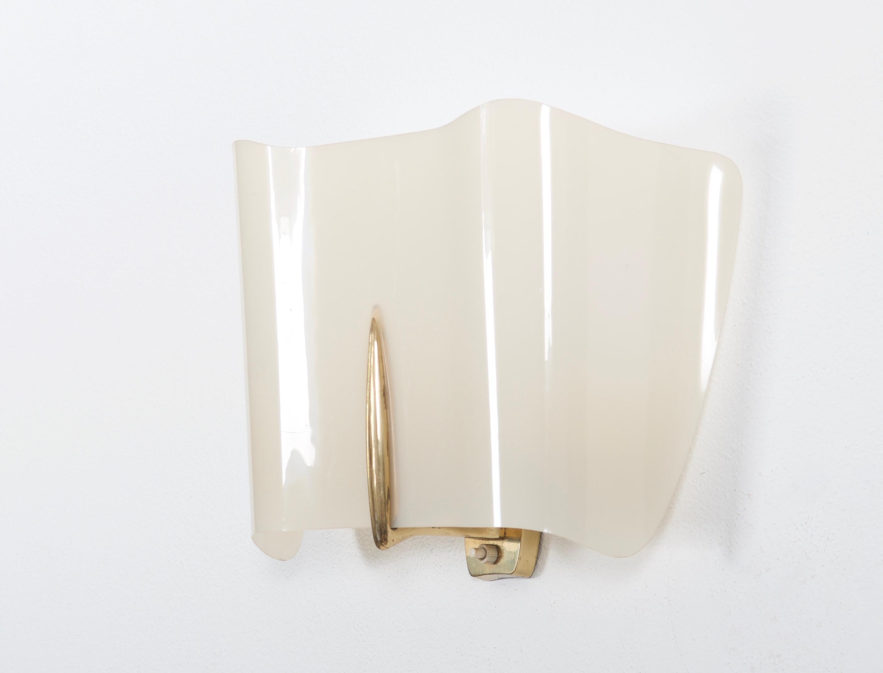Mid-20th Century Rare Alraune Wall Light Sconce by J.T. Kalmar For Sale