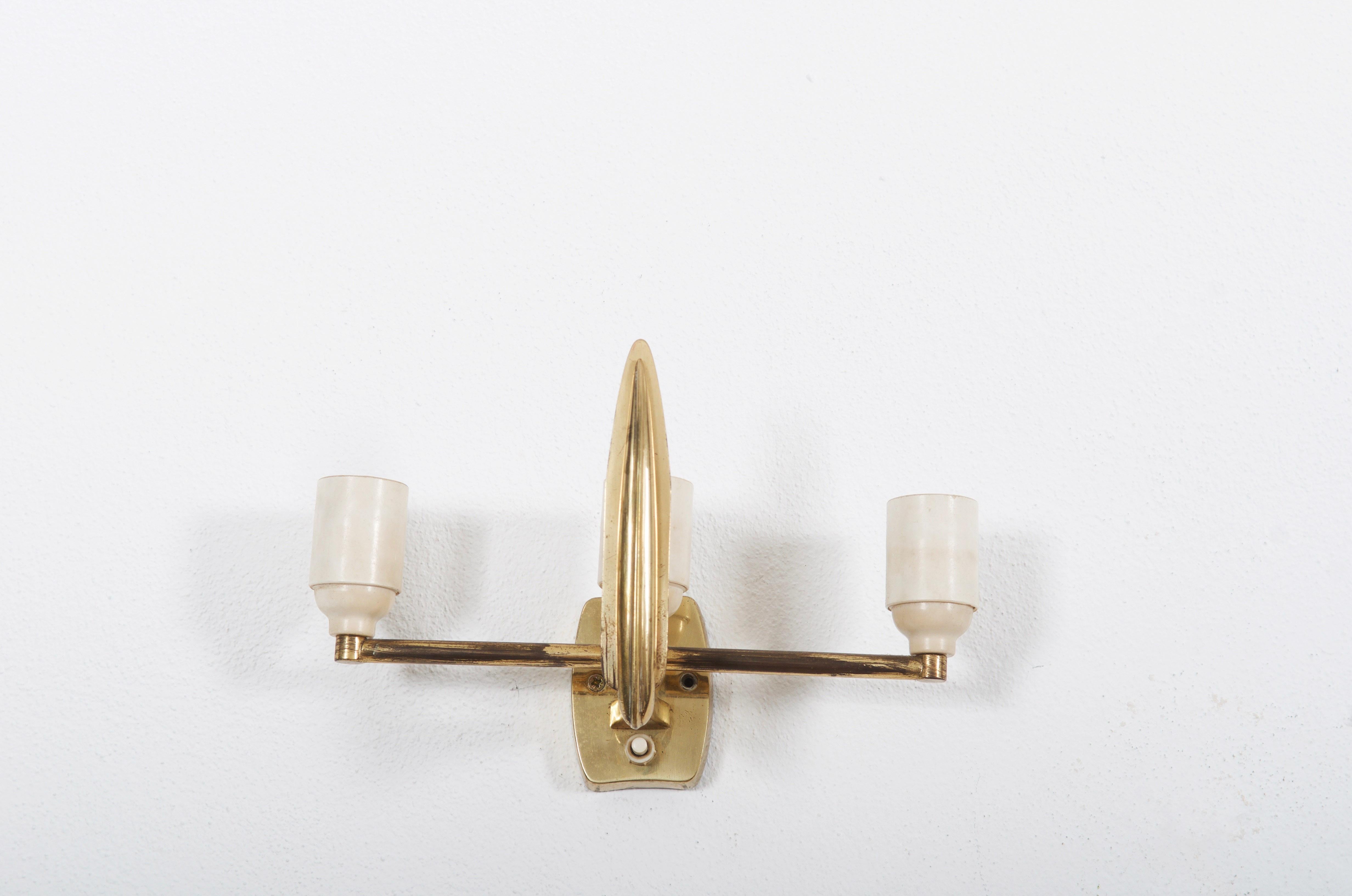 Rare Alraune Wall Light Sconce by J.T. Kalmar For Sale 2