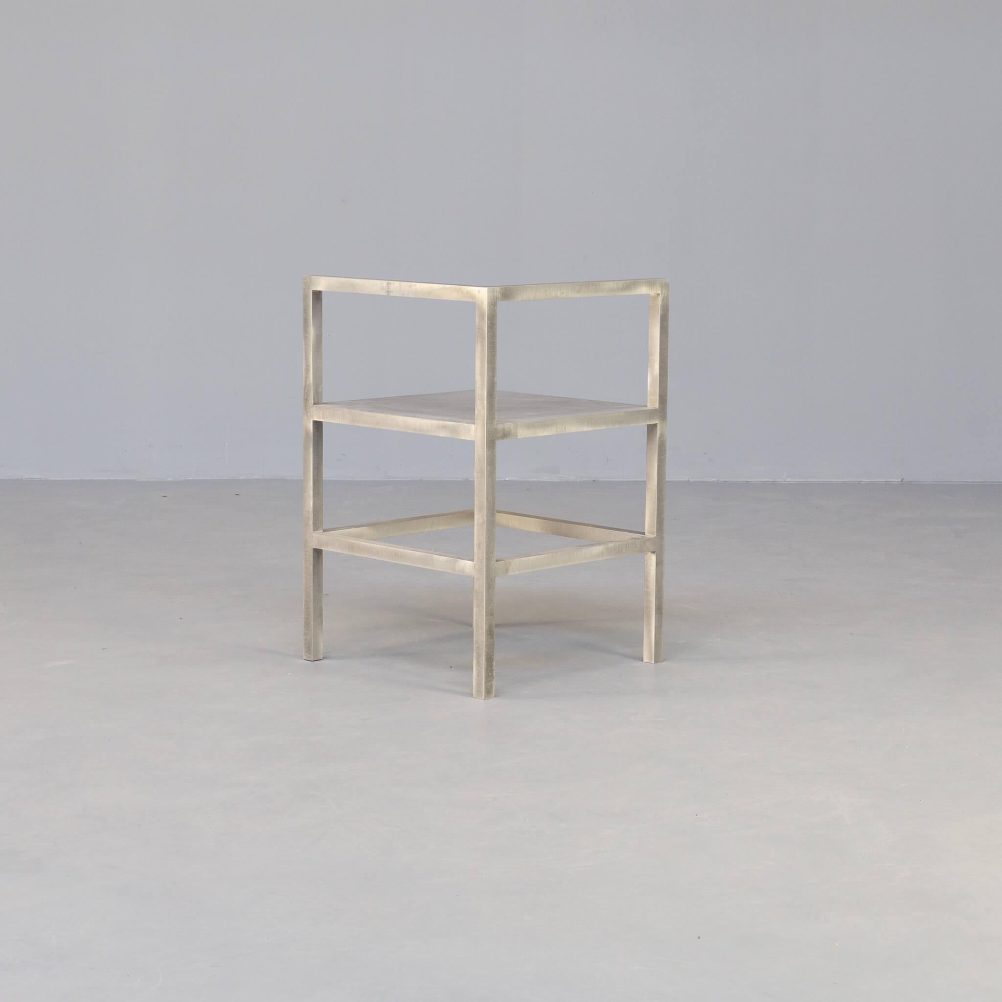 Rare Aluminium Corner Chair In Good Condition For Sale In Amstelveen, Noord