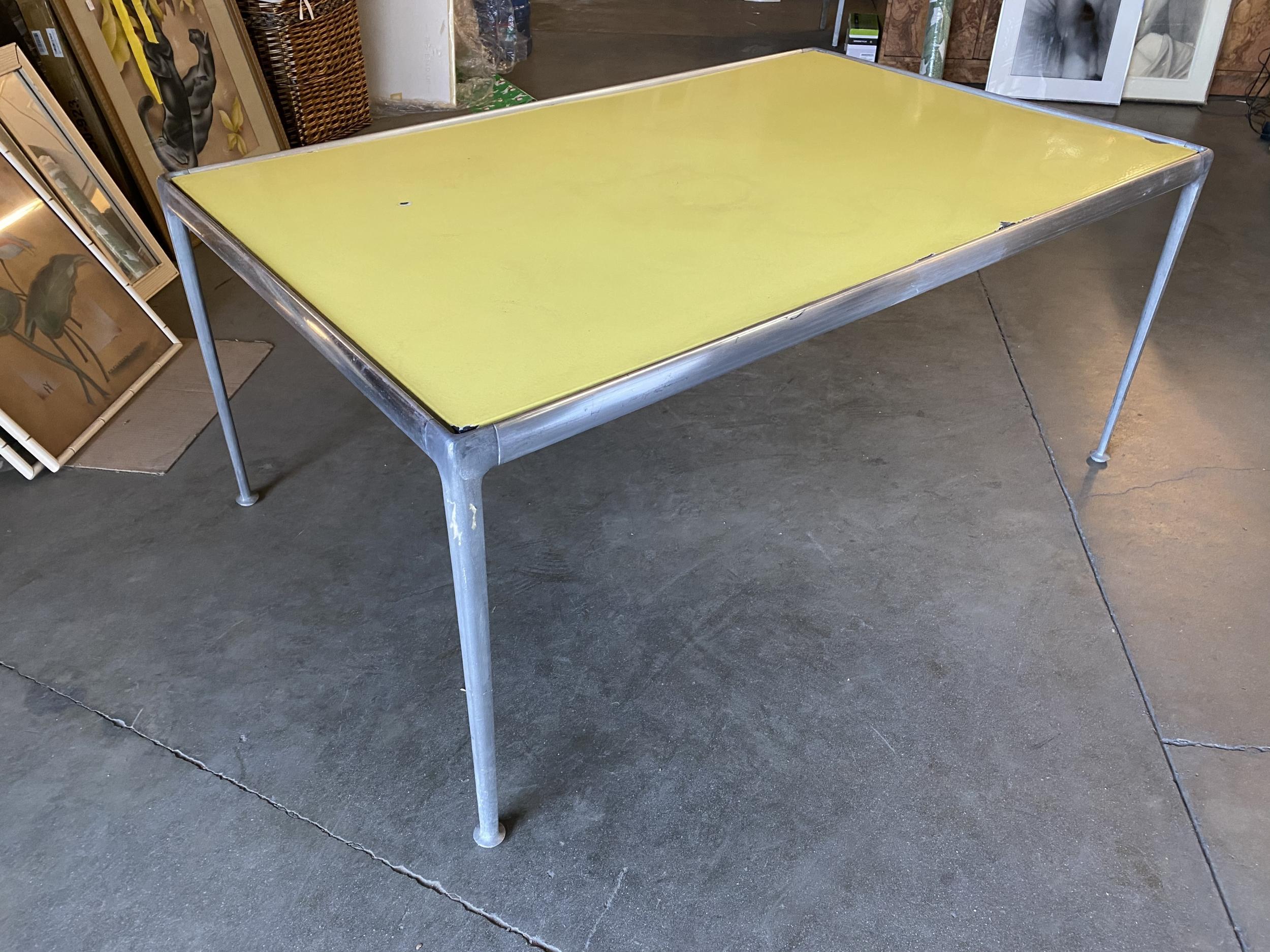 Rare Aluminum Midcentury Dining Table by Richard Shultz, circa 1966 5