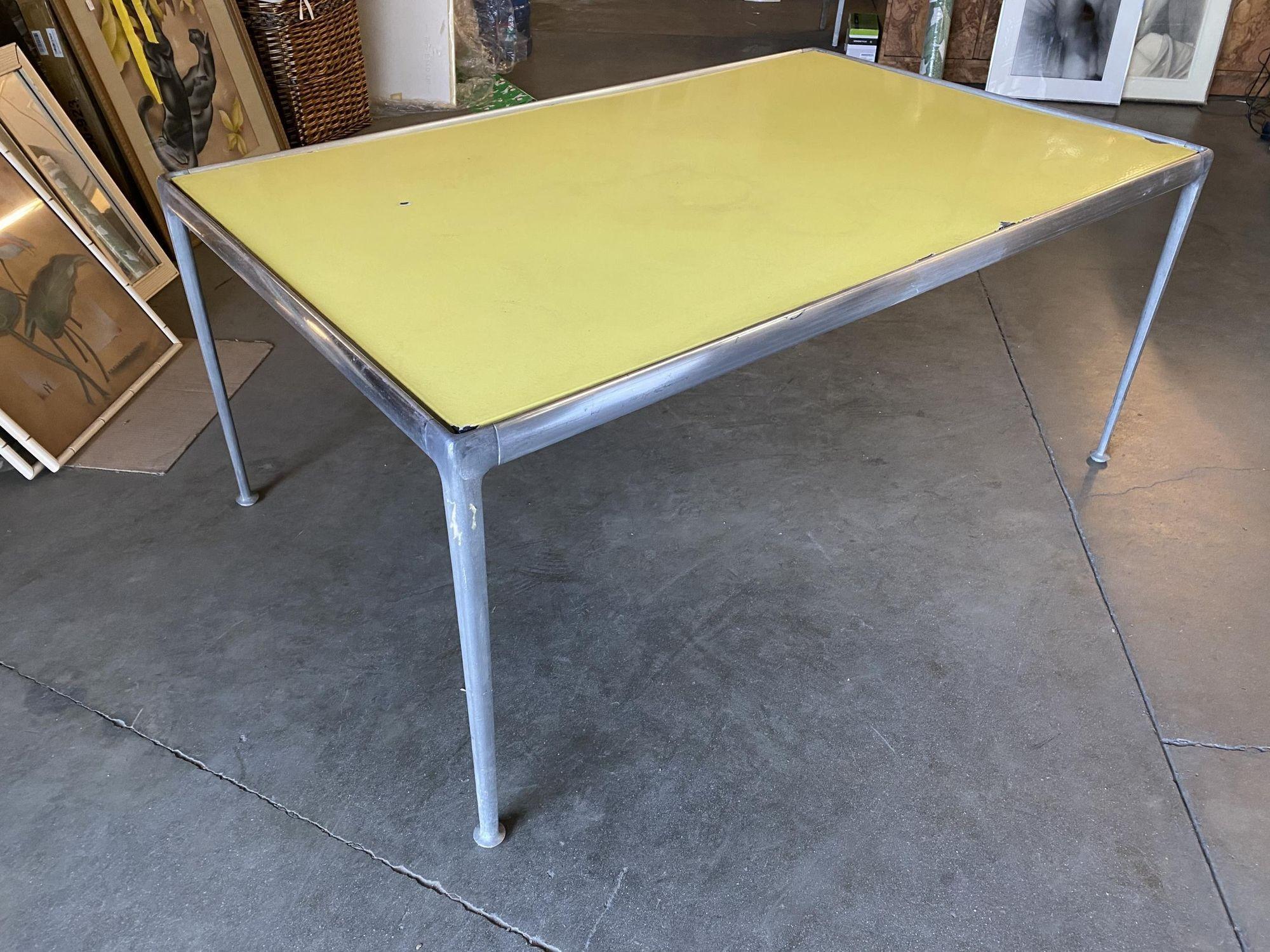 Rare Aluminum Midcentury Dining Table by Richard Shultz, circa 1966 For Sale 5