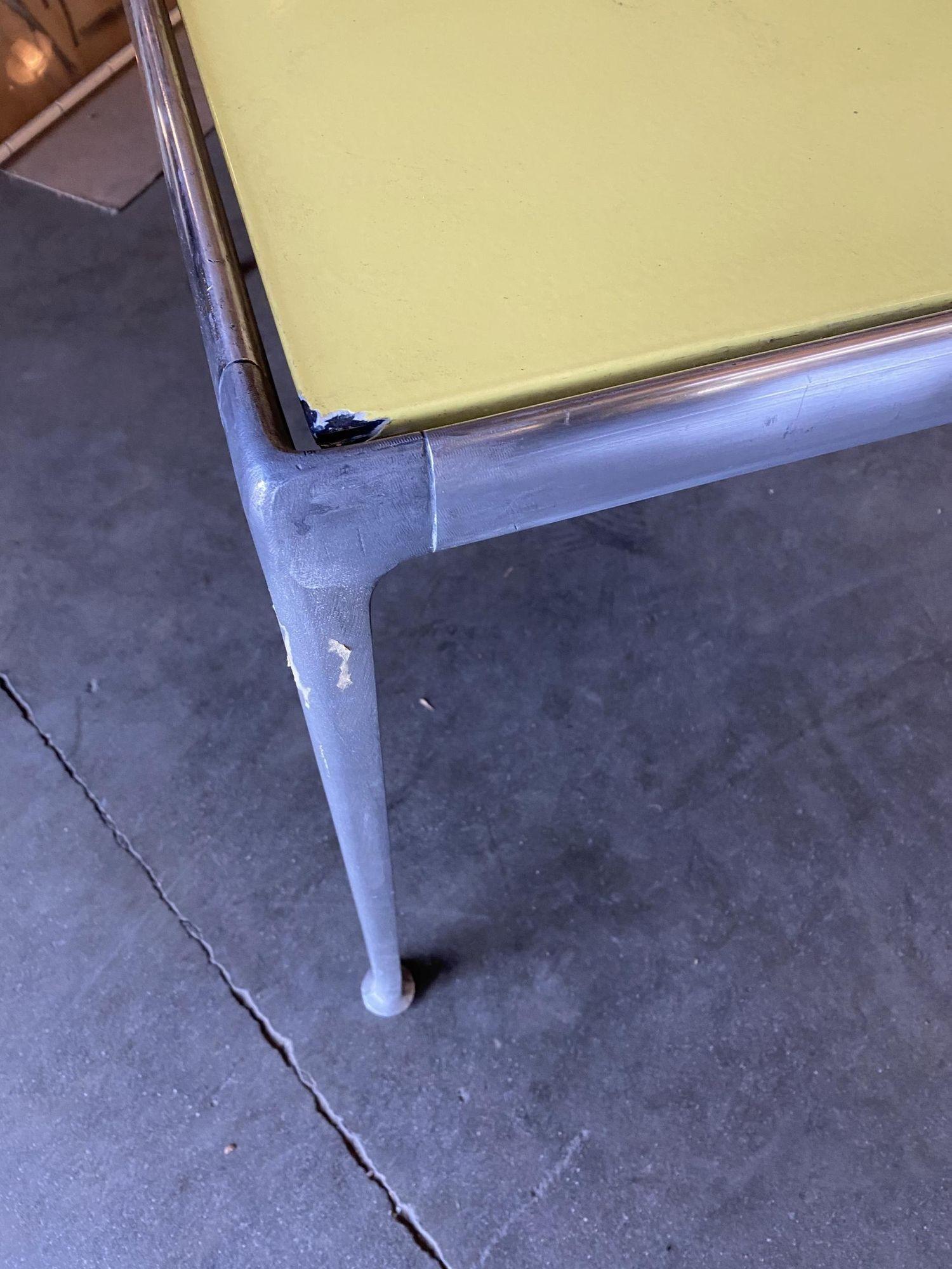 Mid-20th Century Rare Aluminum Midcentury Dining Table by Richard Shultz, circa 1966 For Sale