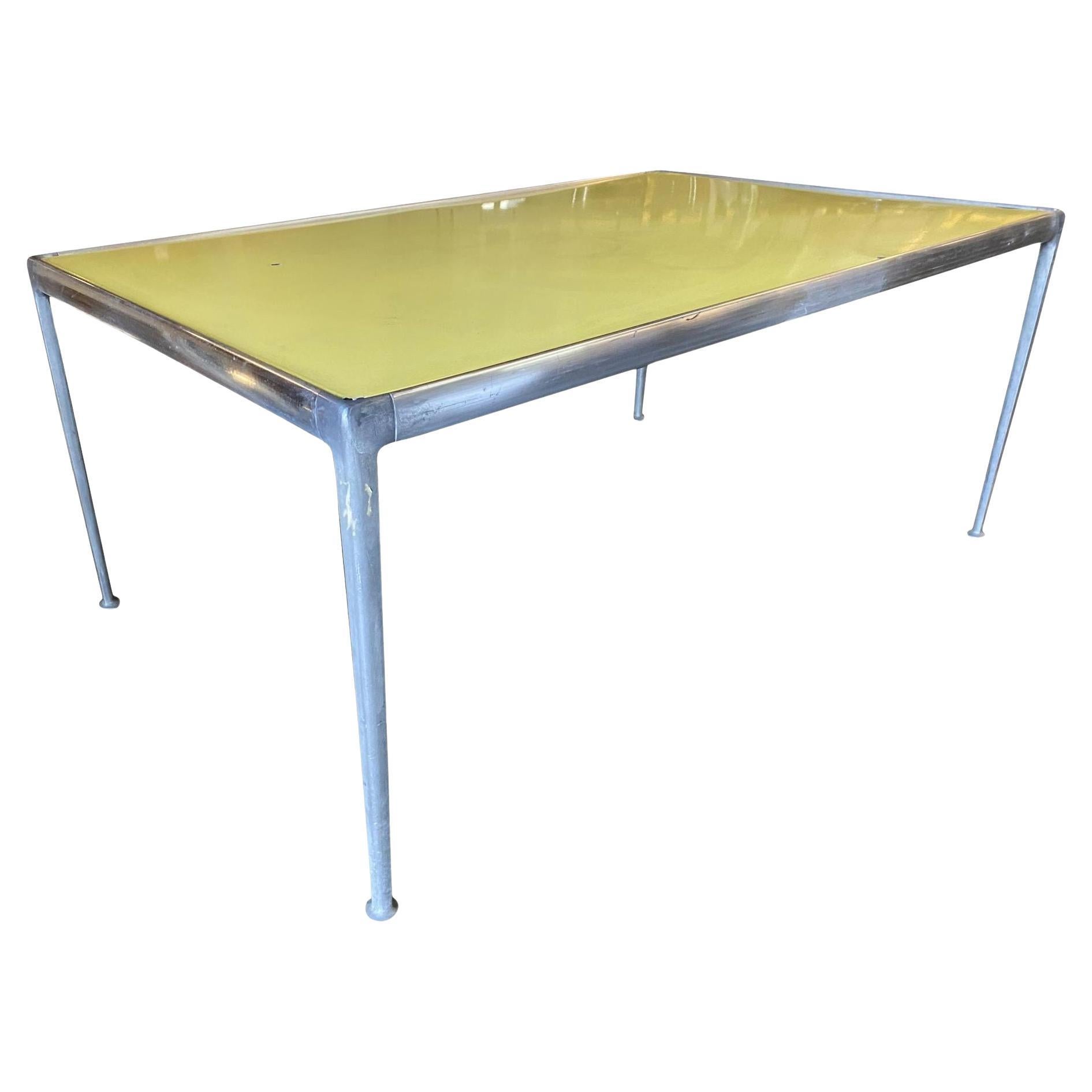 Rare Aluminum Midcentury Dining Table by Richard Shultz, circa 1966 For Sale