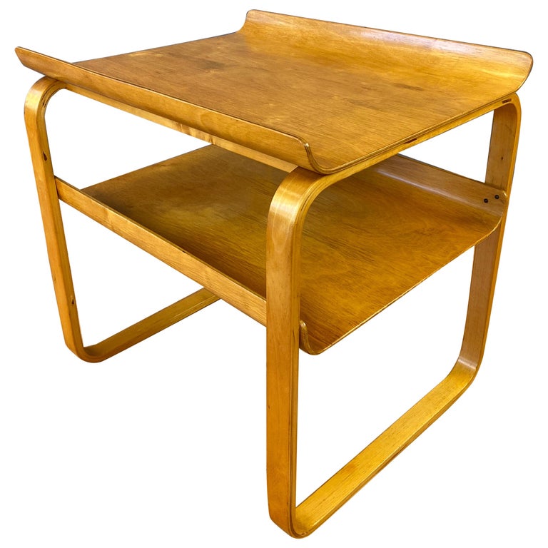Rare Alvar Aalto Side Table for the Paimio, Finland at