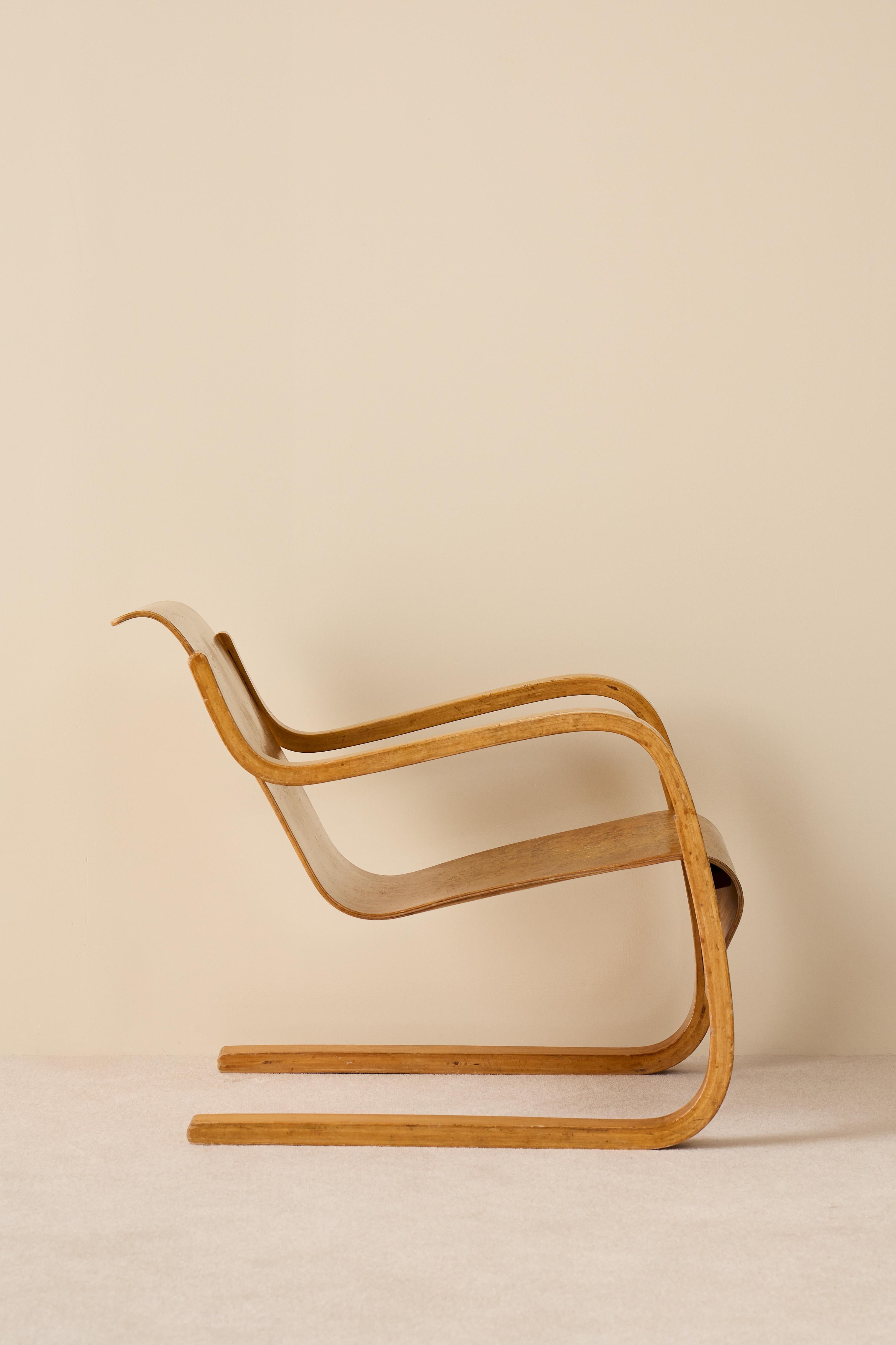 Raro sillón Alvar Aalto nº 31, principios de los años 30 Finlandés en venta