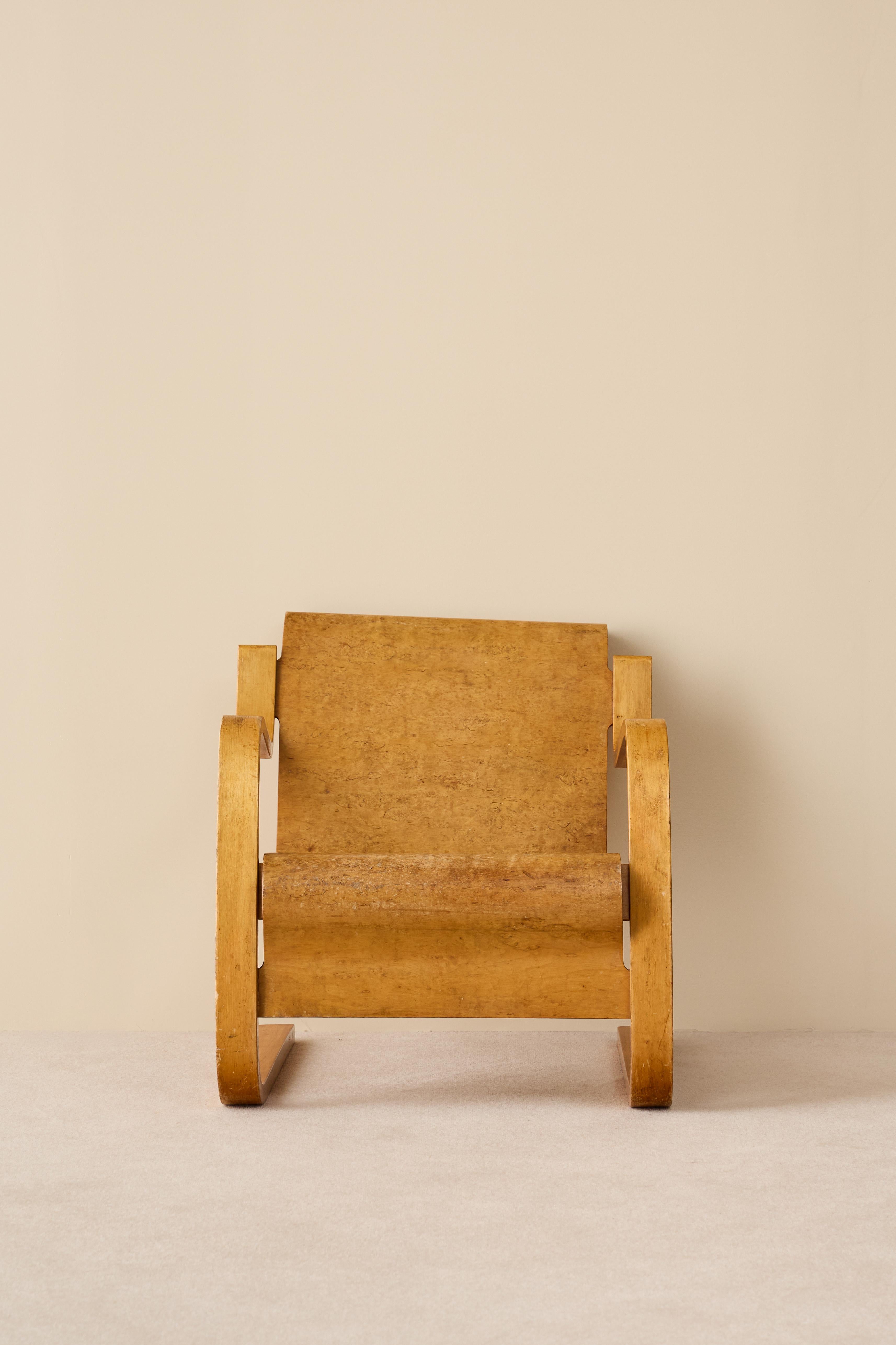 Raro sillón Alvar Aalto nº 31, principios de los años 30 en Bueno estado para la venta en Stockholm, SE