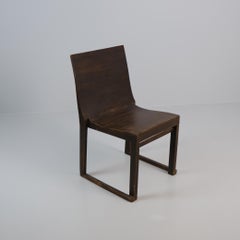 Rara sedia di Alvar Aalto "Aikaamme Tuote" in betulla macchiata, 1929