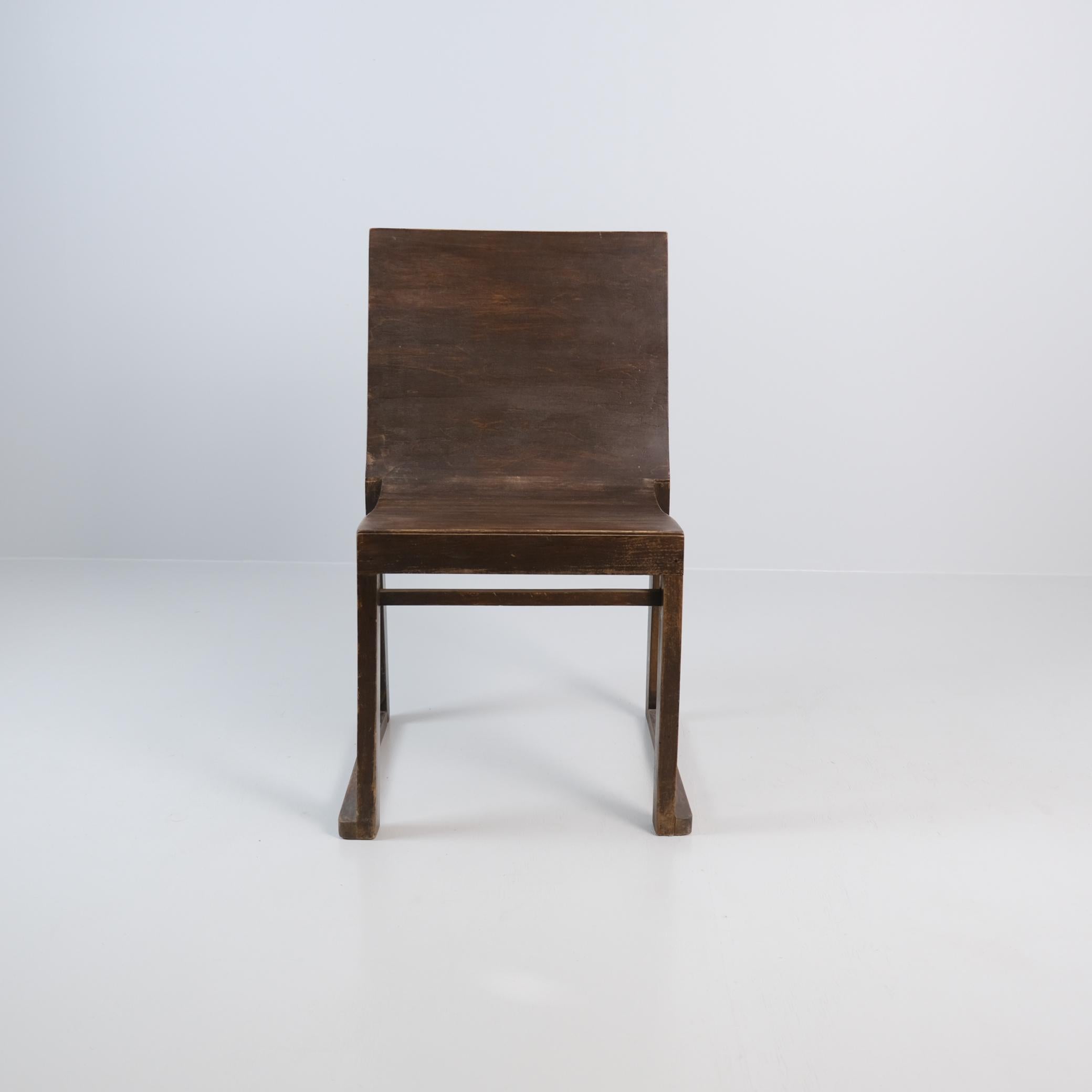 Scandinavian Modern Rare Alvar Aalto 'Chair of Our Times' 'Aikaamme Tuote' in Stained Birch, 1929 For Sale