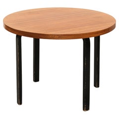 Seltener runder Esszimmertisch von Alvar Aalto, Modell 90 A, für Artek, 1950er Jahre