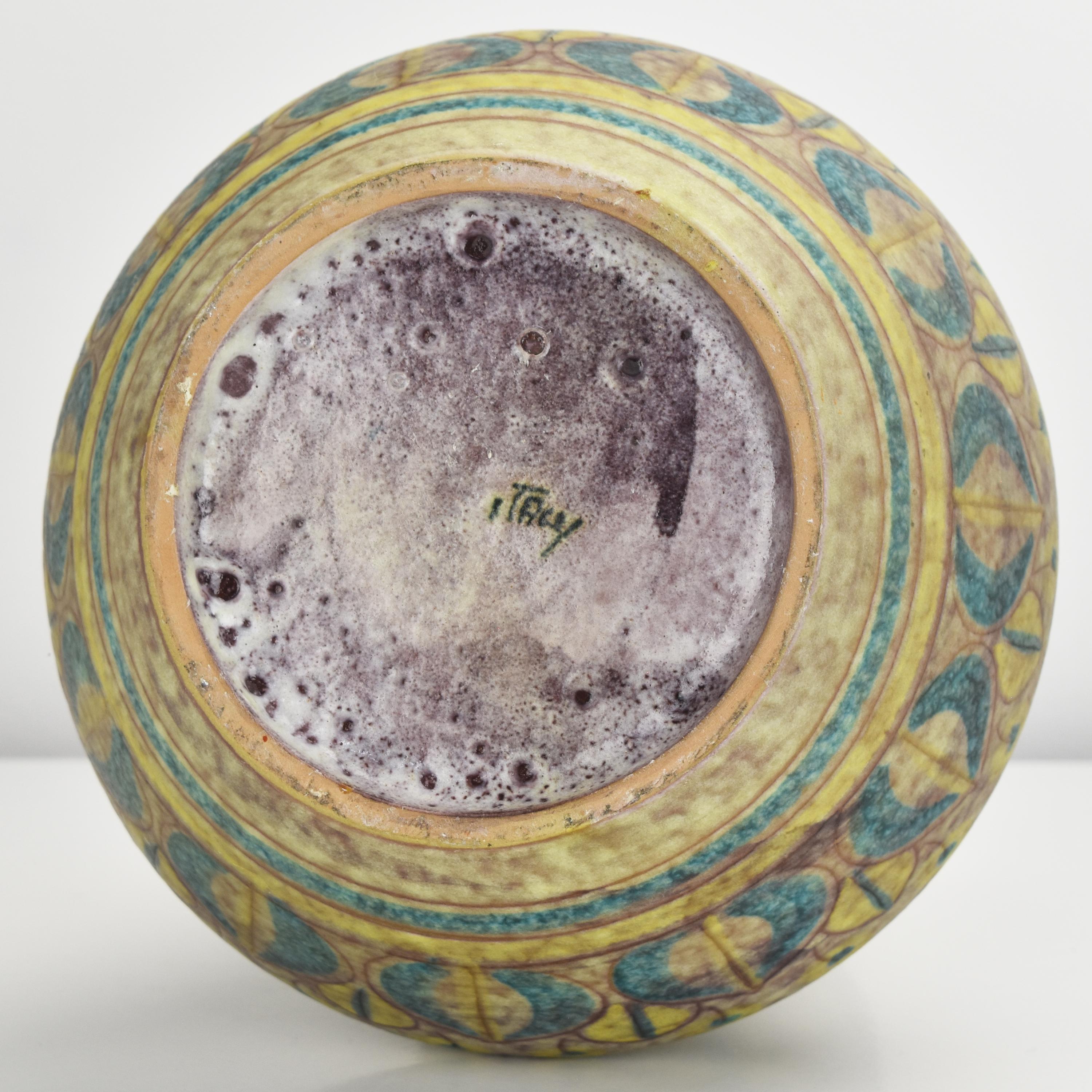 Seltene matt glasierte Raymor Bitossi Gambone-Keramikvase von Alvino Bagni (Italienisch) im Angebot