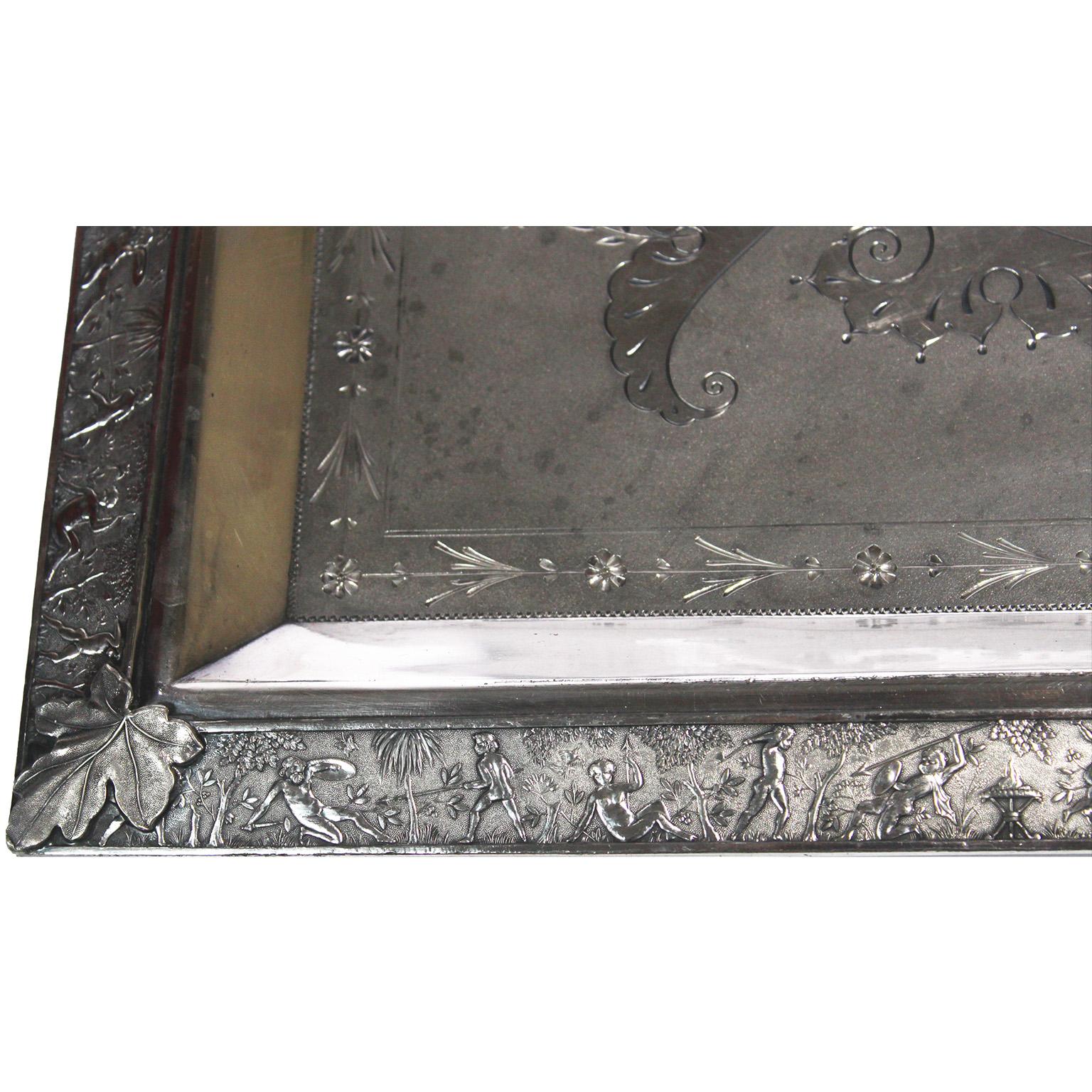 Rare American Aesthetic Movement Six-Piece Silver-Plated Coffee and Tea Service For Sale 11