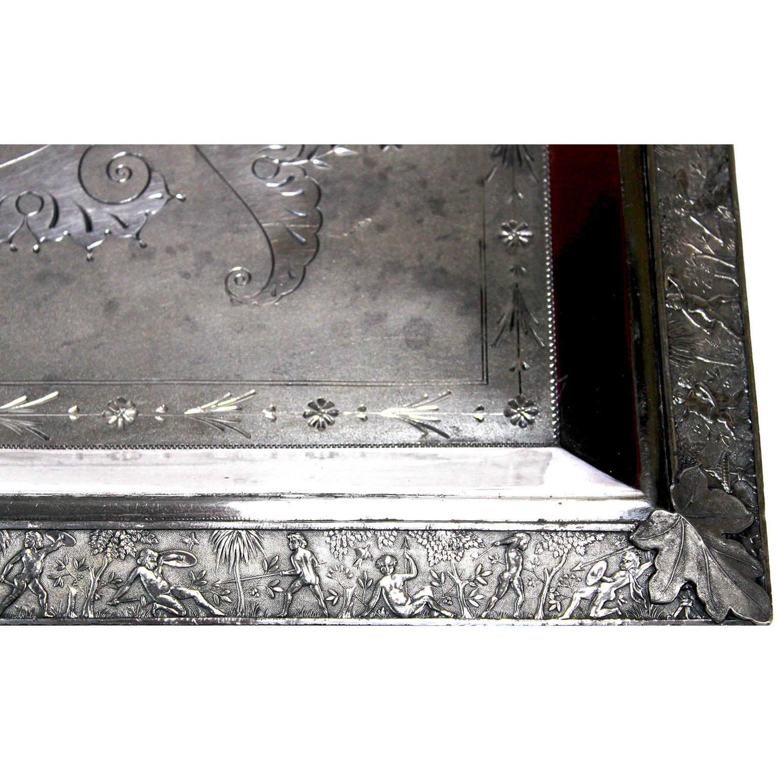 Rare American Aesthetic Movement Six-Piece Silver-Plated Coffee and Tea Service For Sale 13