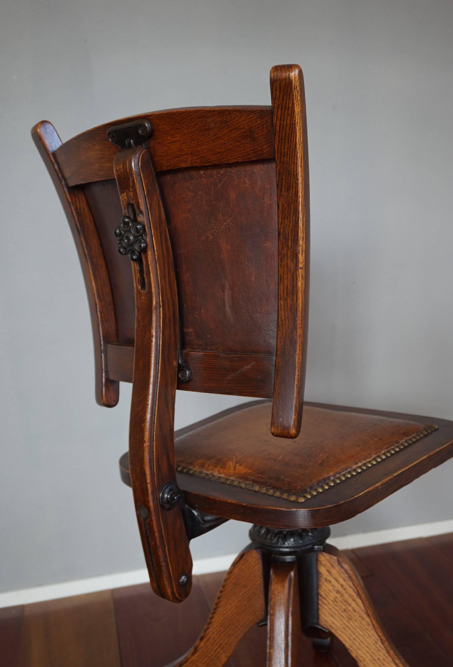 Rare bureau ou chaise de dessin Arts et Métiers américain & par The Davis Chair Company 4
