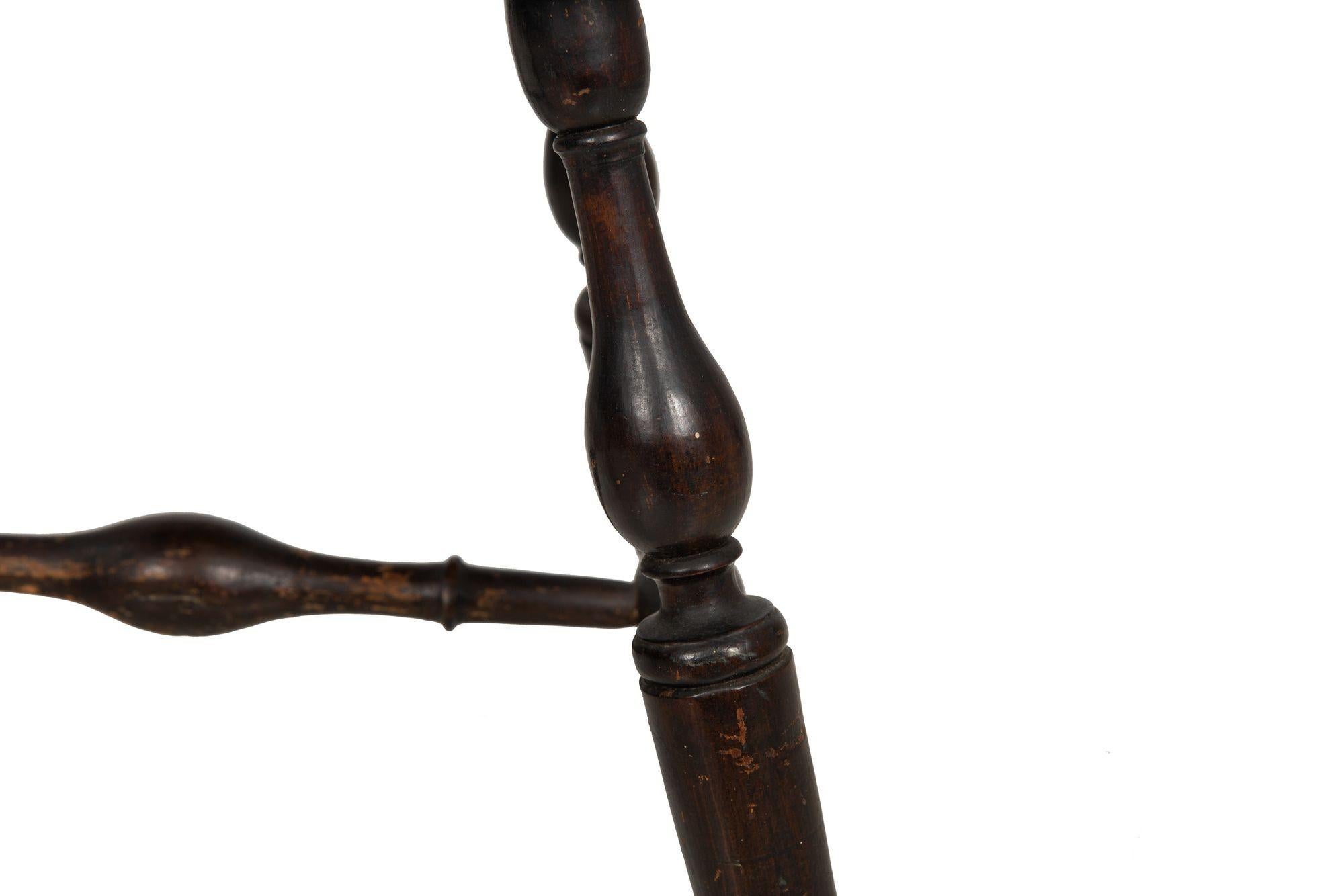 Rare American Brace-Back Continuous Arm Windsor Chair, New York ca. 1790 14