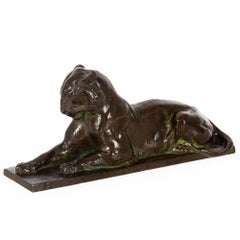 Rare American Bronze Sculpture “Princeton Tiger” by Alexander Phimister Proctor