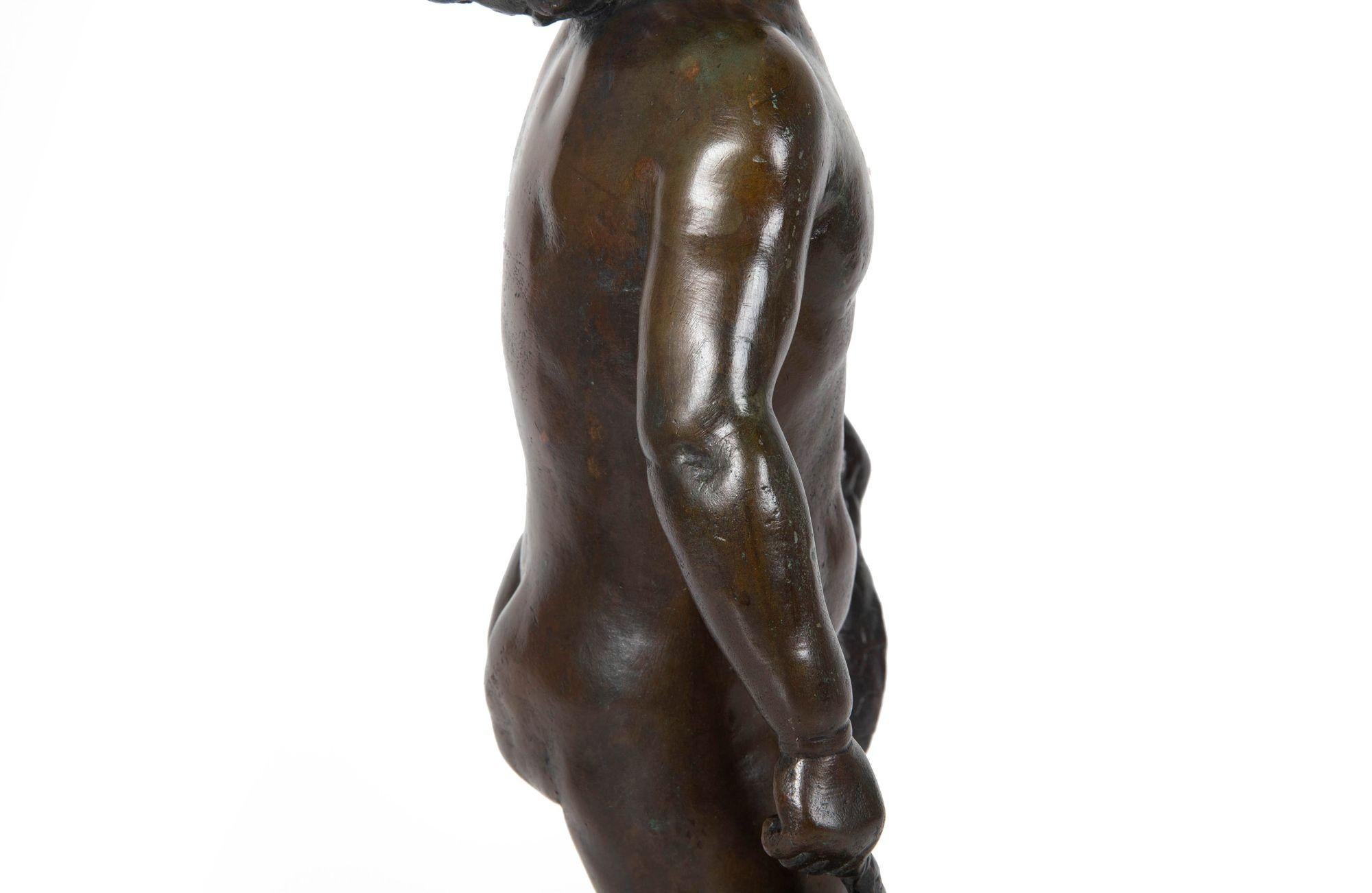 Rare American Bronze Sculpture “Turtle Baby” (1919) by Edith B. Parsons, Gorham 15