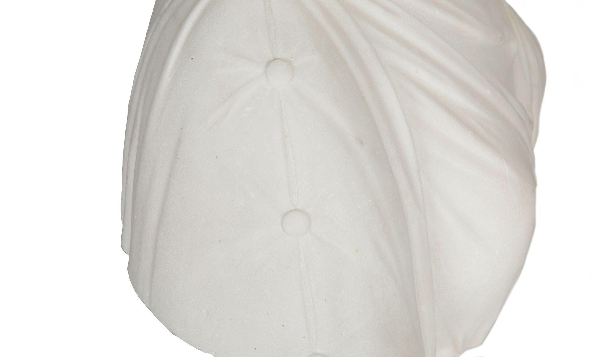 Raro busto americano de mármol de mujer clásica de Thomas Ridgeway Gould en venta 5