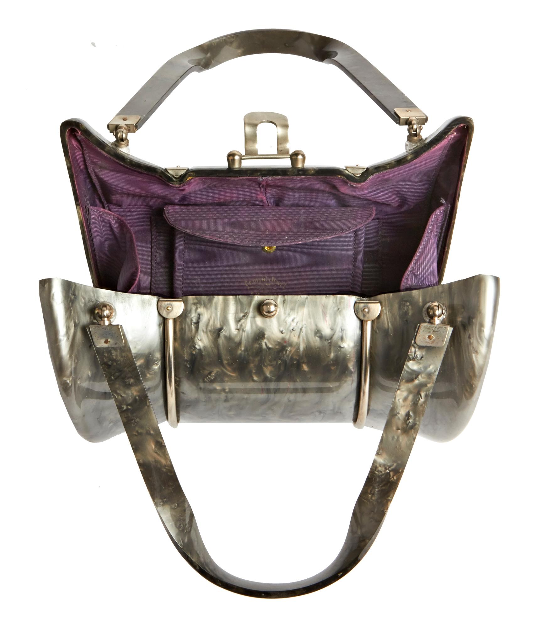 lucite handbag