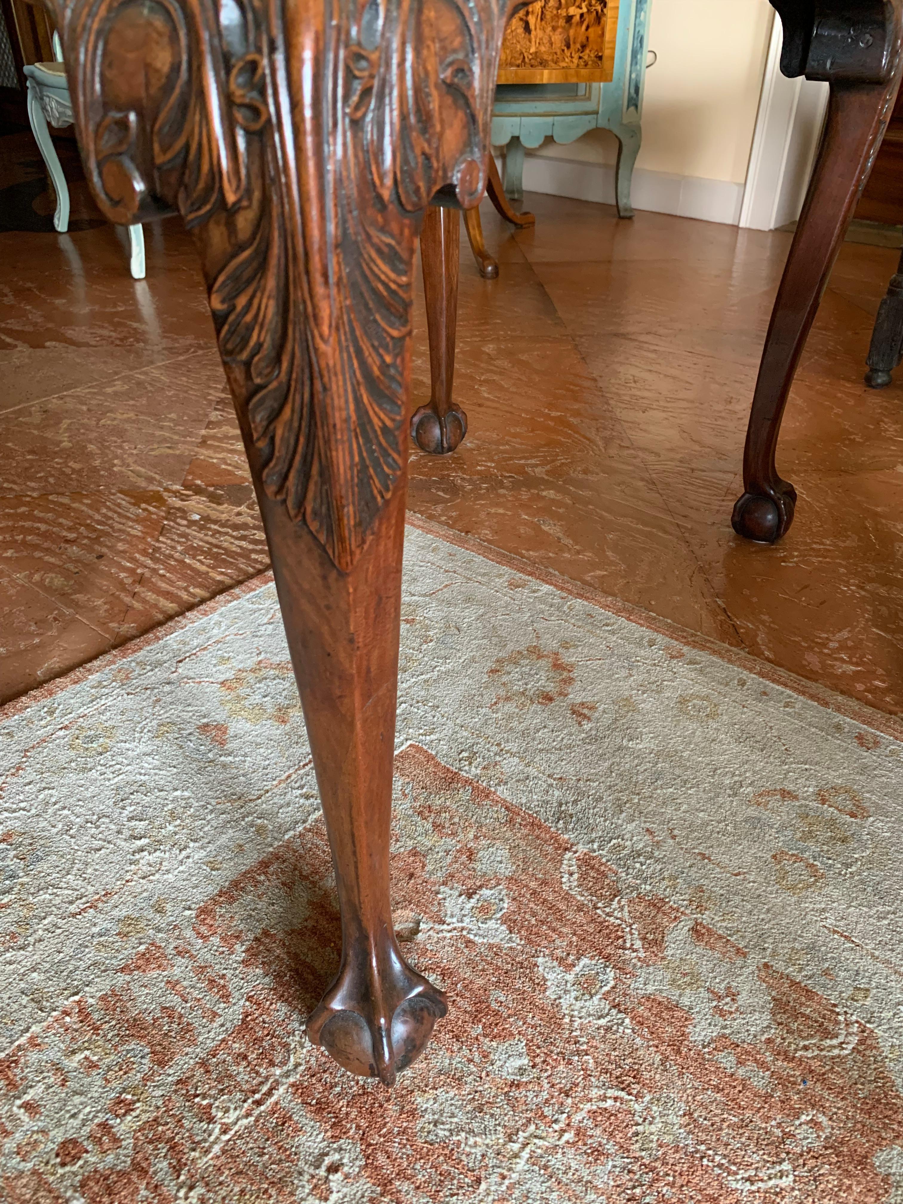 Rare American (New York)  Chippendale Mahogany Tray Top Tea Table, 18th Century For Sale 7