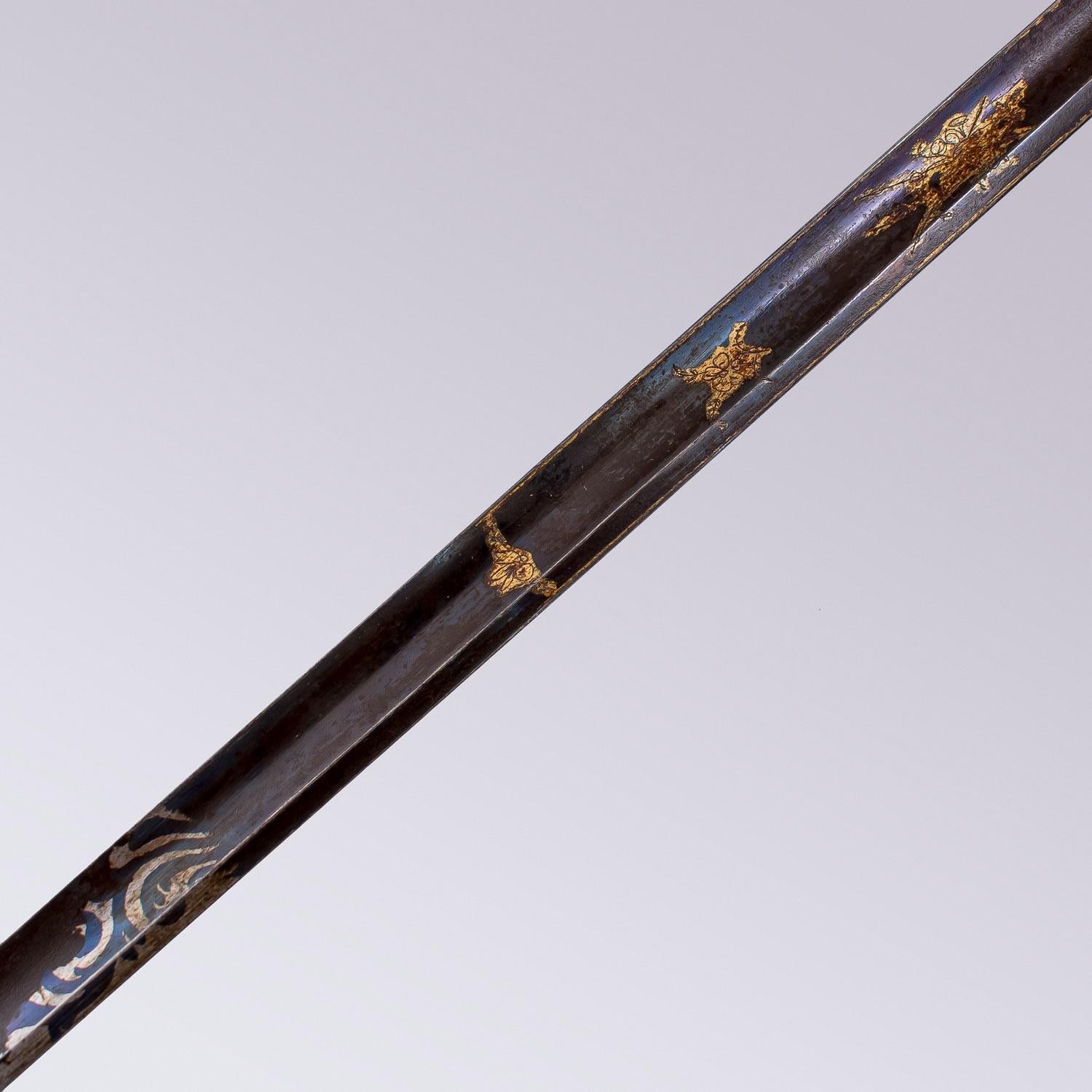 XIXe siècle Rare OFFICER'S SWORD américain d'avant la guerre civile en vente