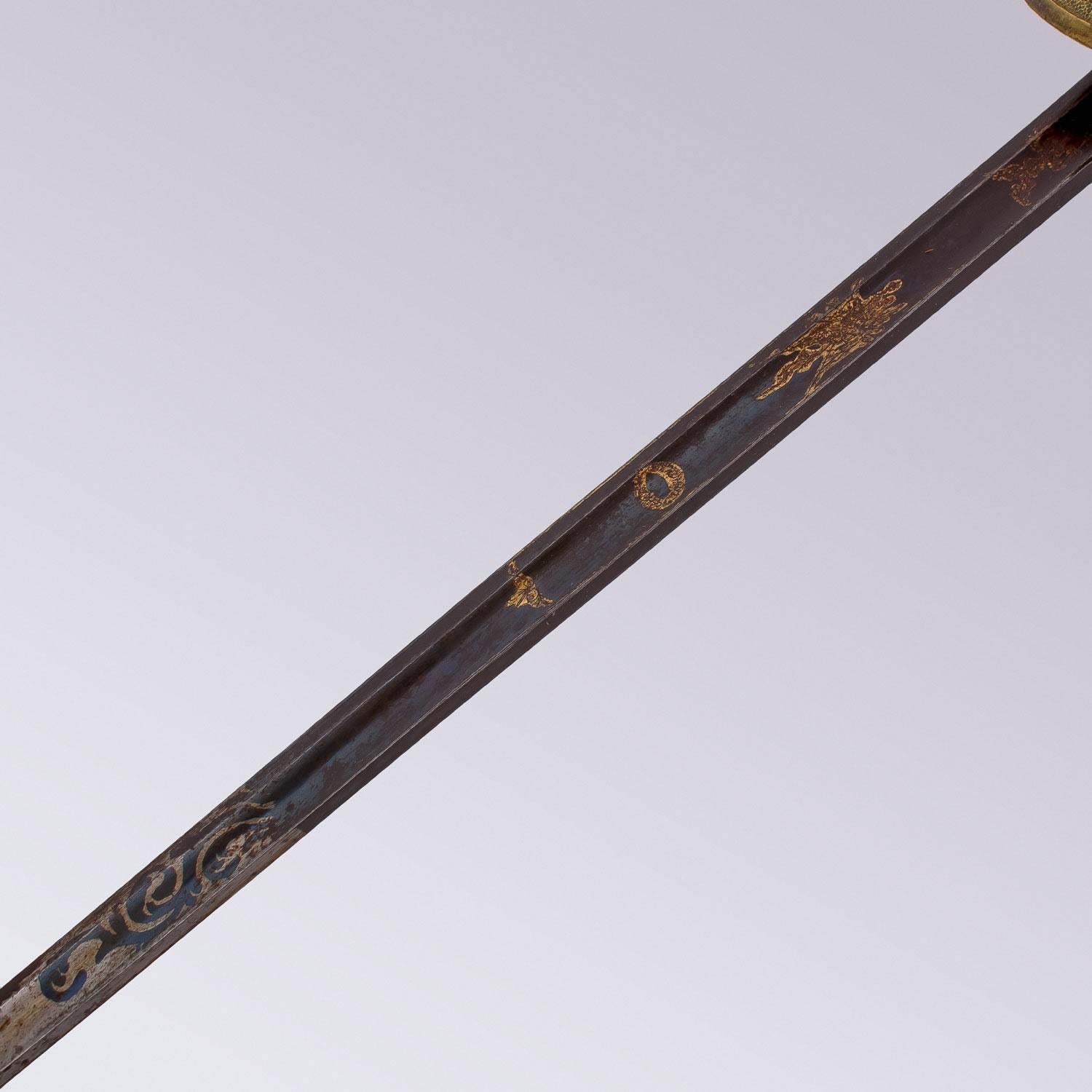 Metal Rare AMERICAN OFFICER'S SWORD - pre Civil War For Sale