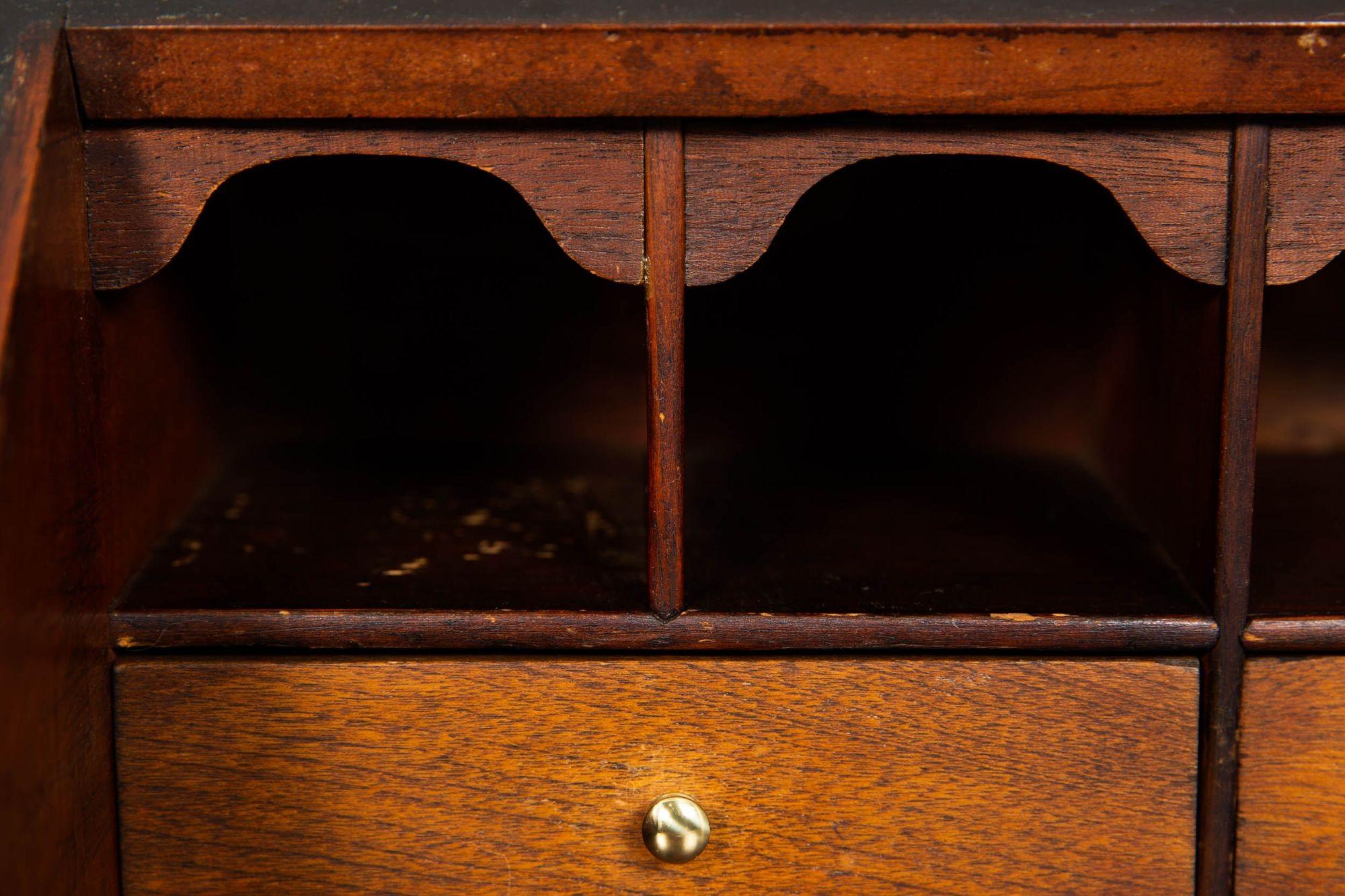 Rare American Queen Anne Child’s Slant-Front Desk, New England ca. 1760 7