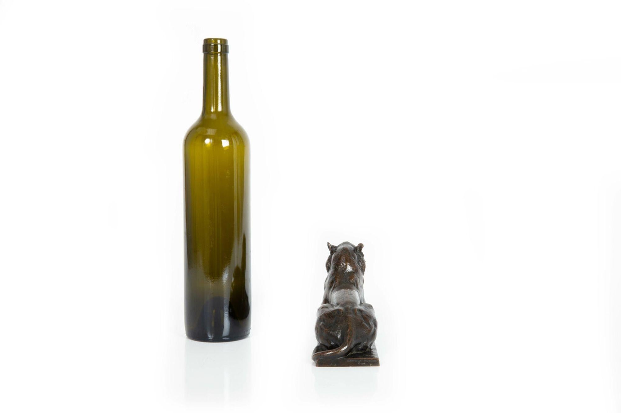 Bronze Rare American Sculpture of “Princeton Tiger” by Alexander Phimister Proctor