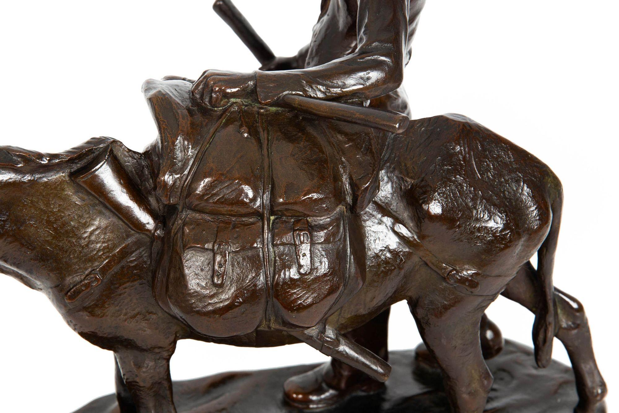 Rara scultura western americana 