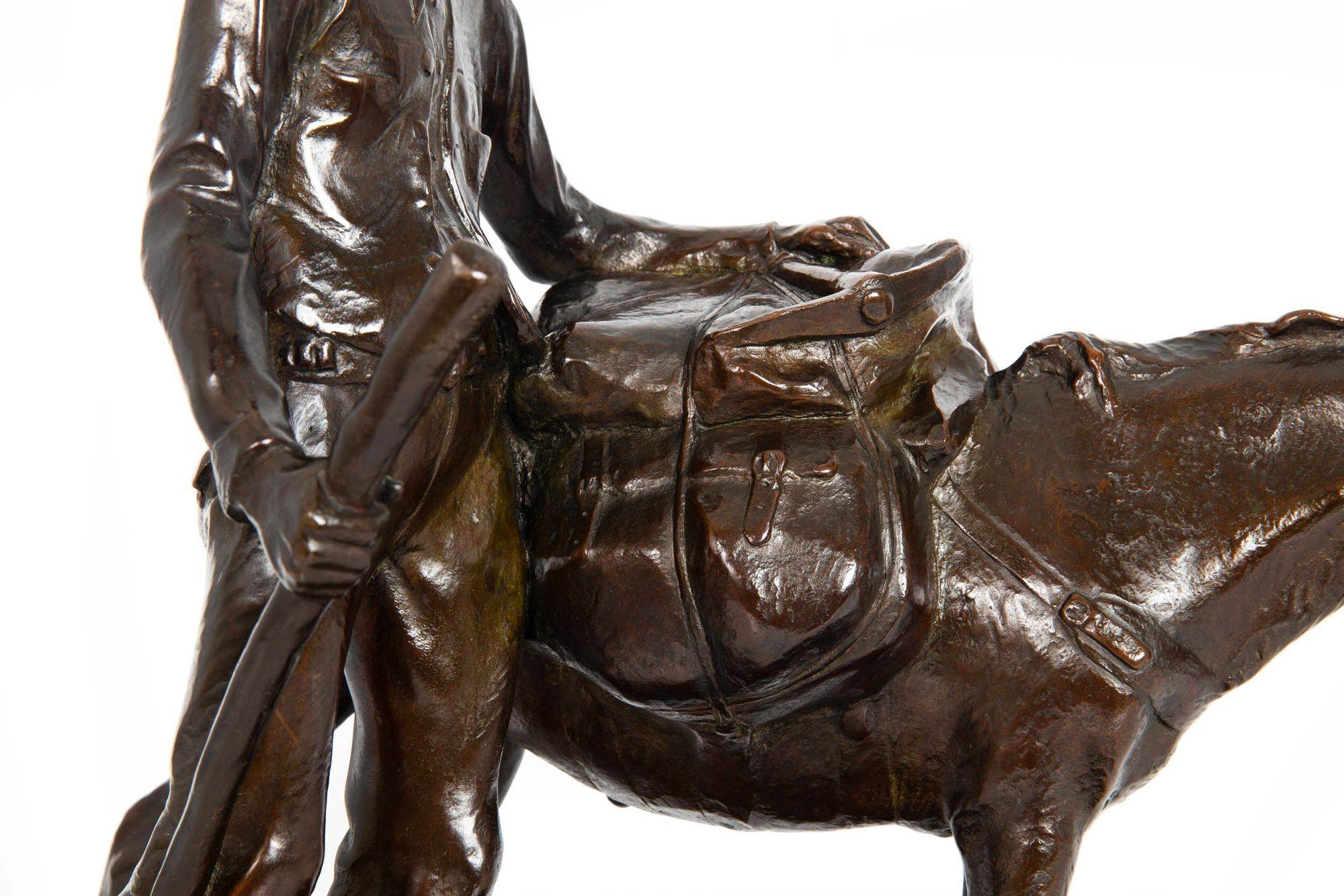 Rara scultura western americana 