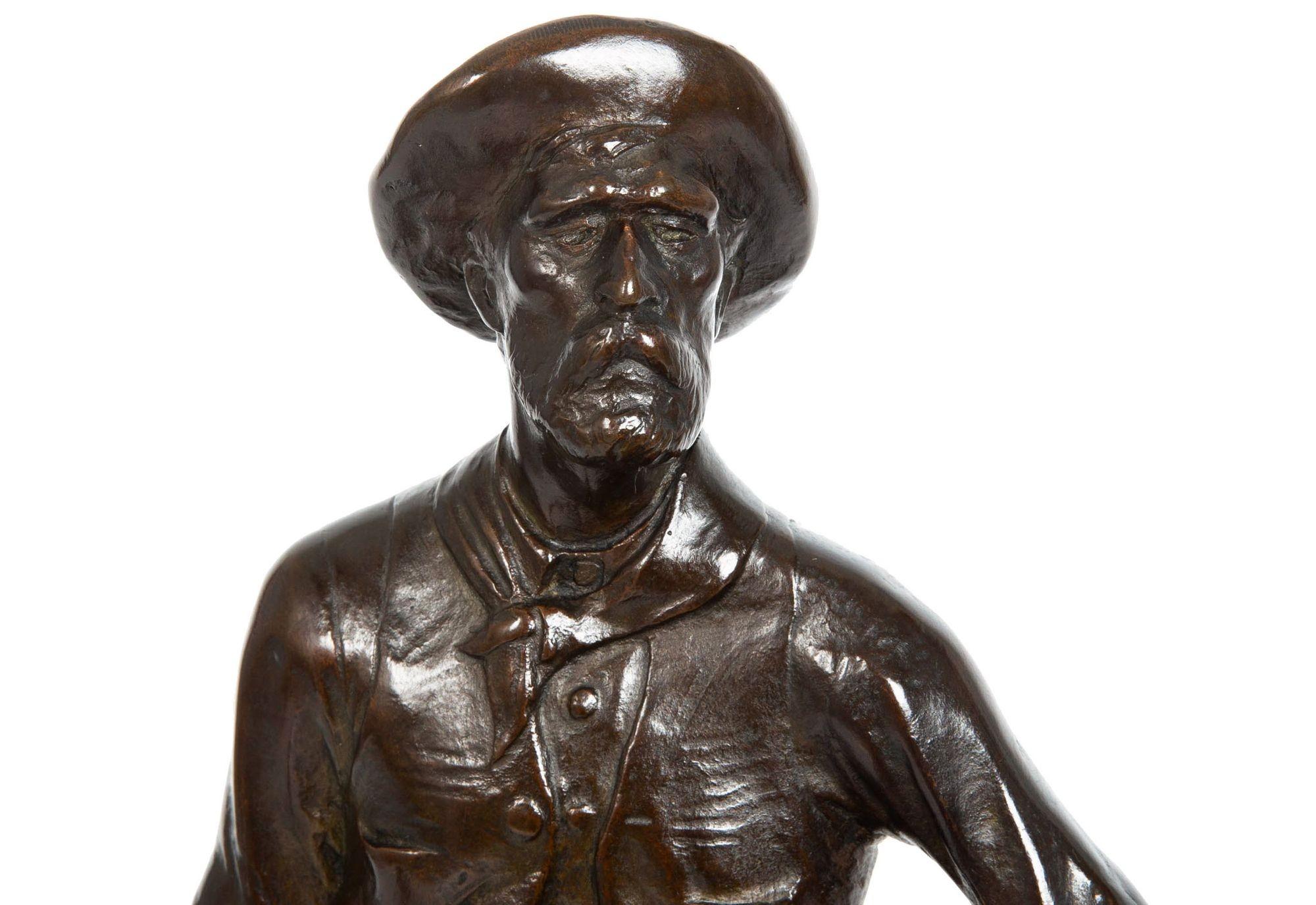 Rara scultura western americana 