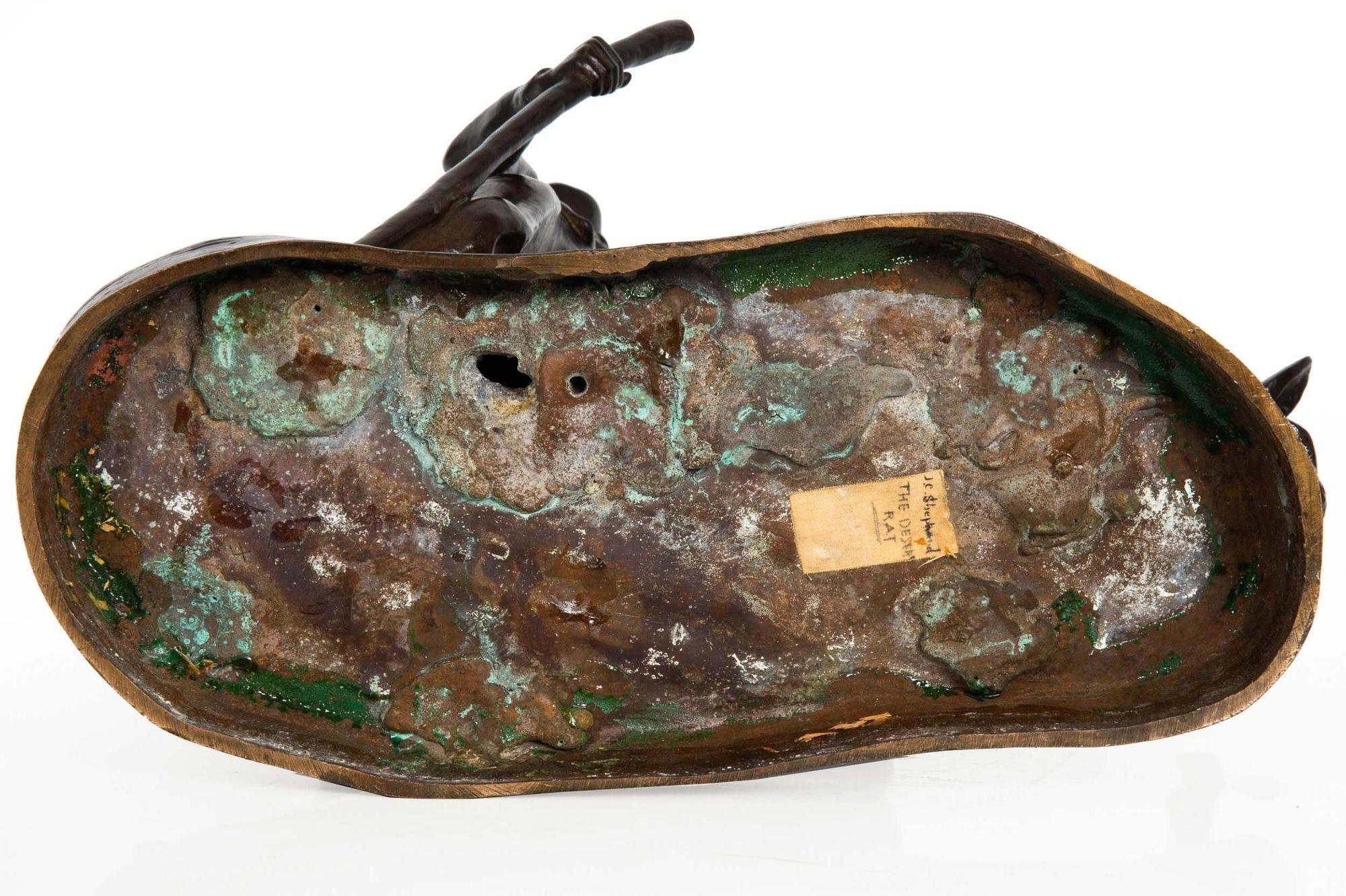 Rara scultura western americana 