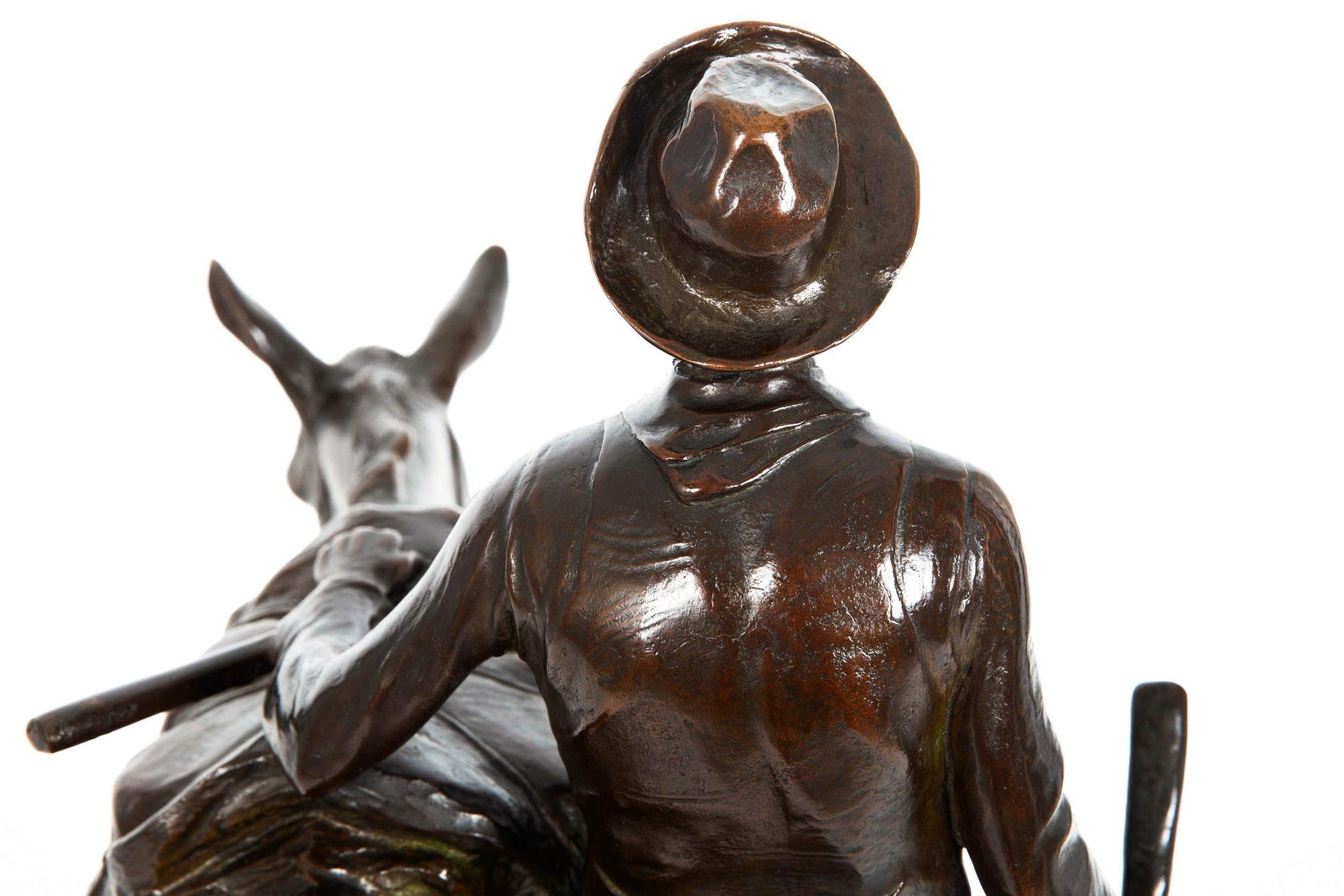 Rara scultura western americana 